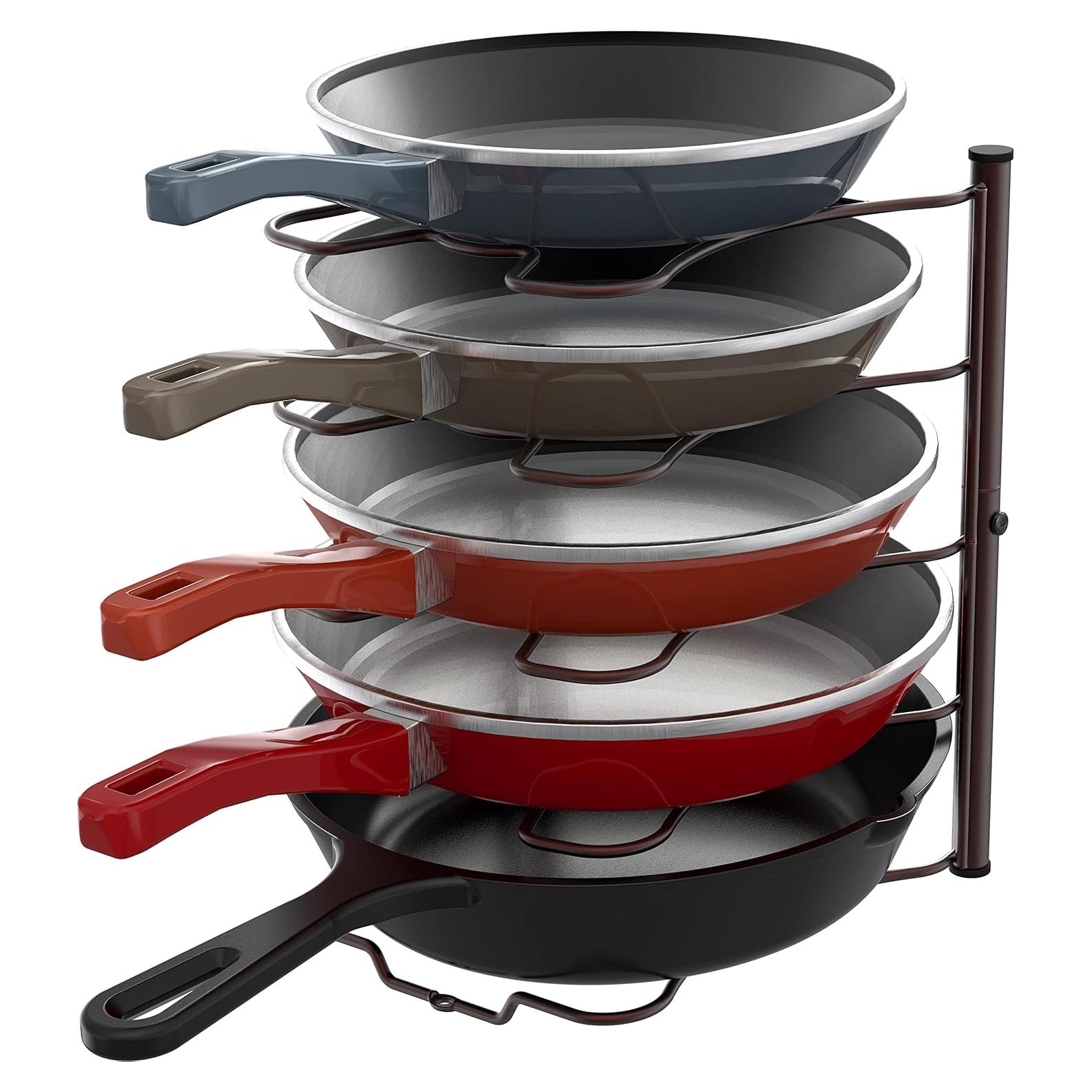 Organizador de Sartenes Simple Houseware Bronce 5 Niveles