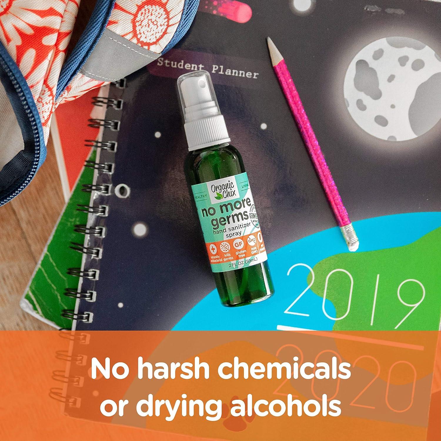 Desinfectante de Manos Sin Alcohol Organic Chix 473 ml