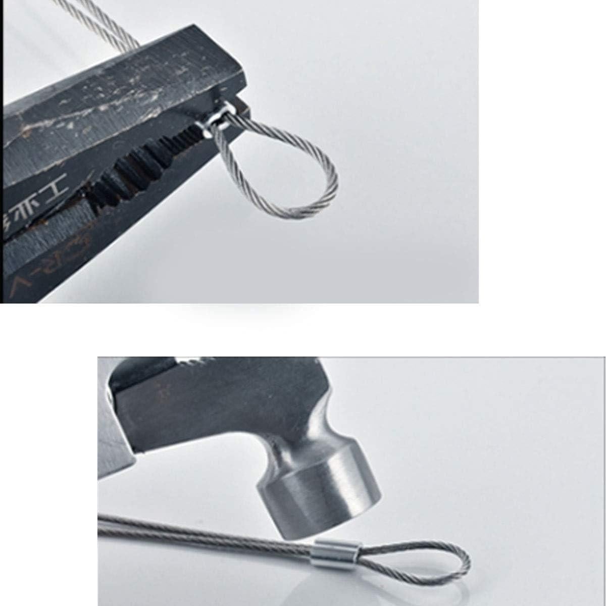 Mangas de Crimpado de Aluminio YAMASO 30pcs 6.35mm