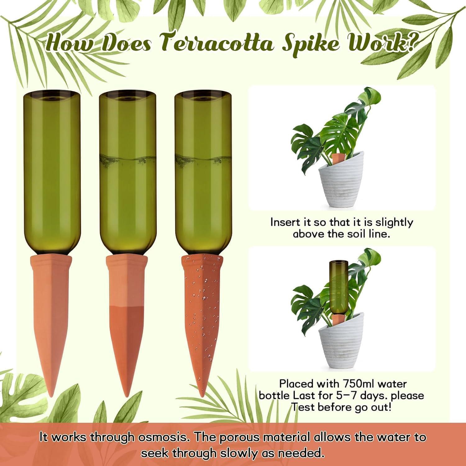 Juego de Riego Automático SiliFine 3 Picos y Botellas 770ml