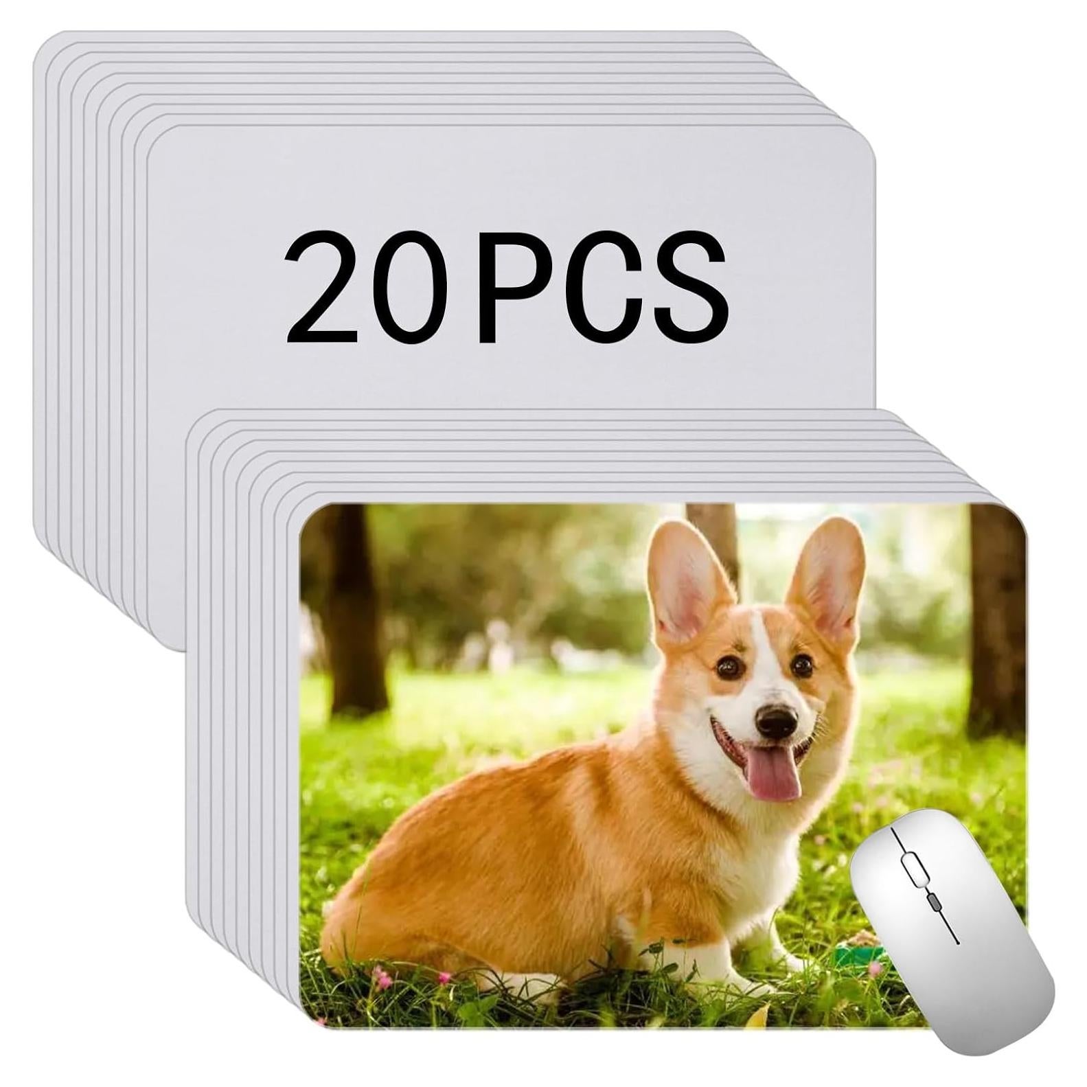 Alfombrillas de Ratón Antideslizantes OKBA 20pcs 24x20cm Personalizadas