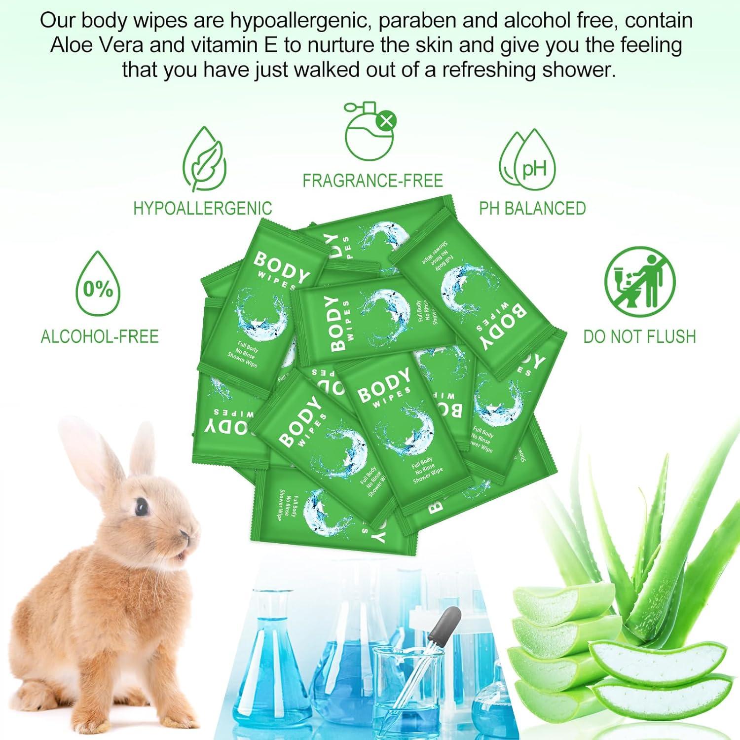 Toallitas Desodorantes Cuerpo Treela 300 Pcs 18x25cm Verde