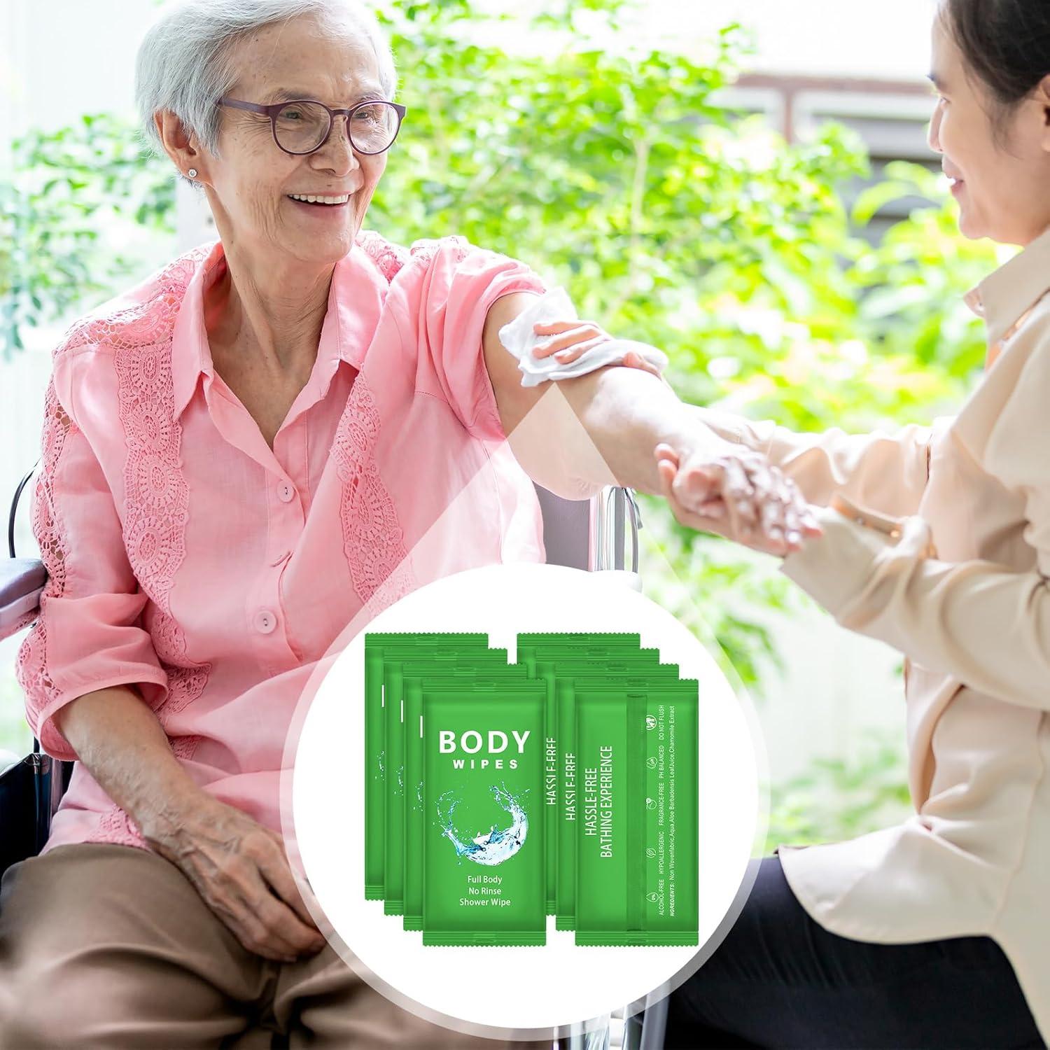 Toallitas Desodorantes Cuerpo Treela 300 Pcs 18x25cm Verde