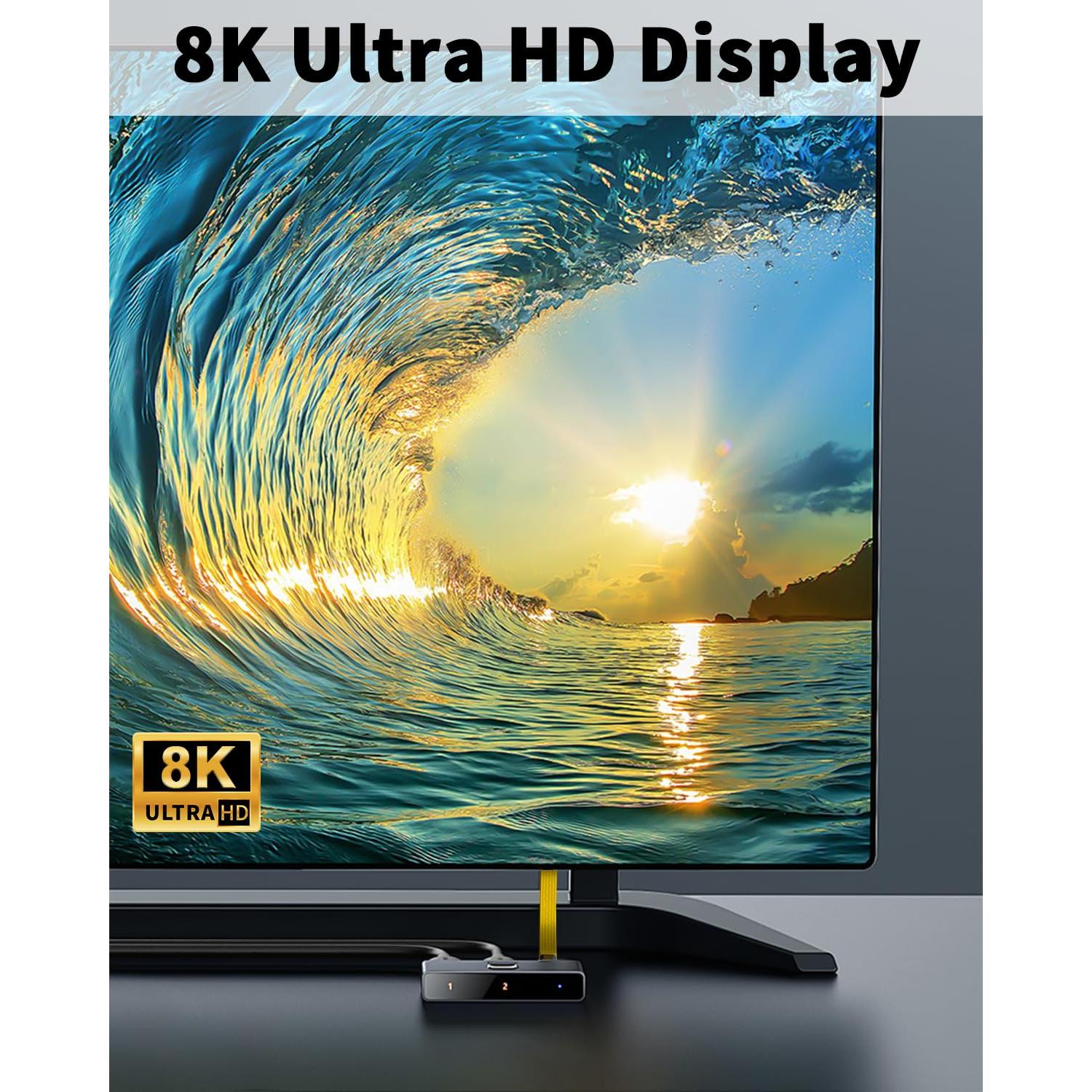 Cable corto USB C a USB C Duttek 12.7cm 40Gbps 8K 100W PD