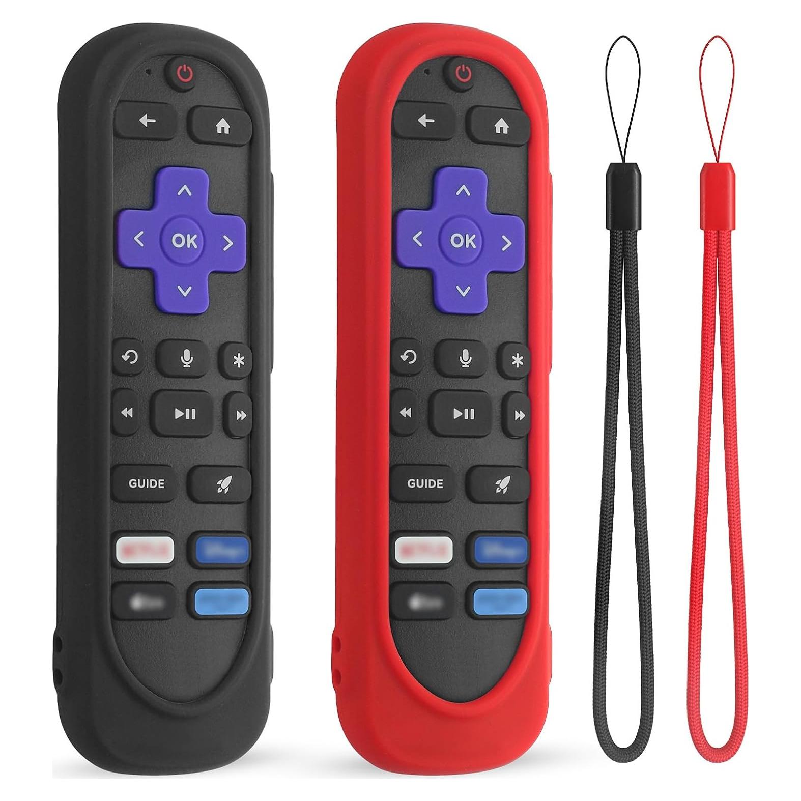 Funda de Silicona Antideslizante para Control Remoto Roku - DUOLAXMENG