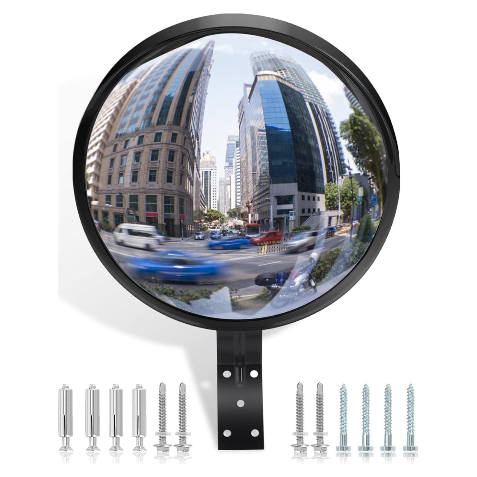 Espejo Convexo Acrílico 30.48 cm Hydencamm Ajustable Seguridad