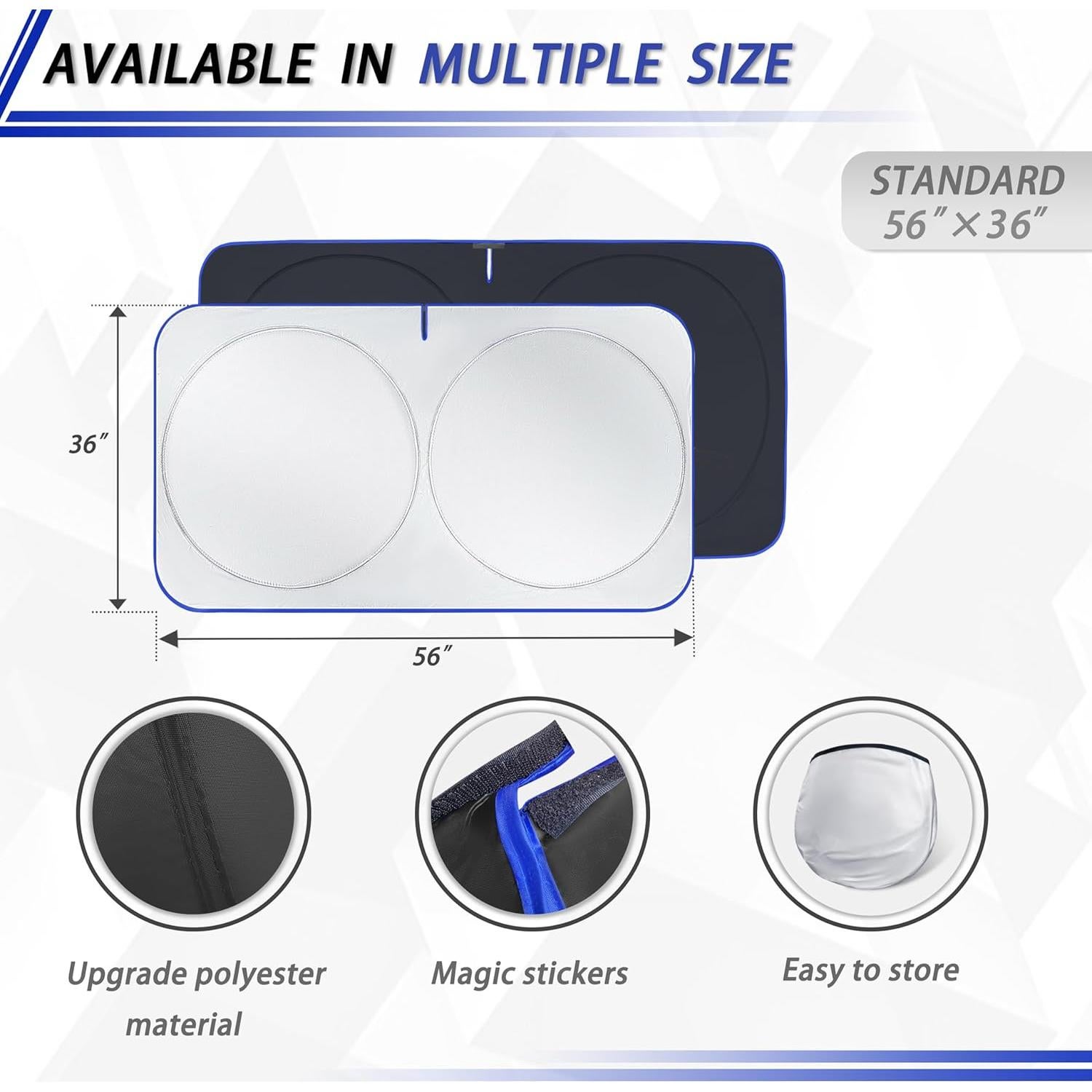 Protector Solar para Parabrisas MORNYRAY para Tesla Modelo 3/Y
