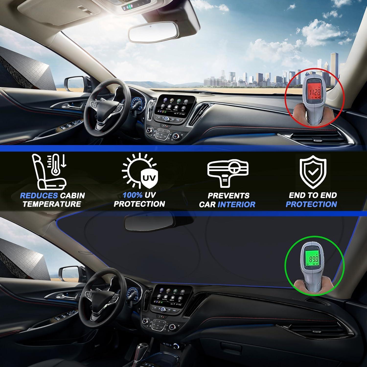 Protector Solar para Parabrisas MORNYRAY para Tesla Modelo 3/Y