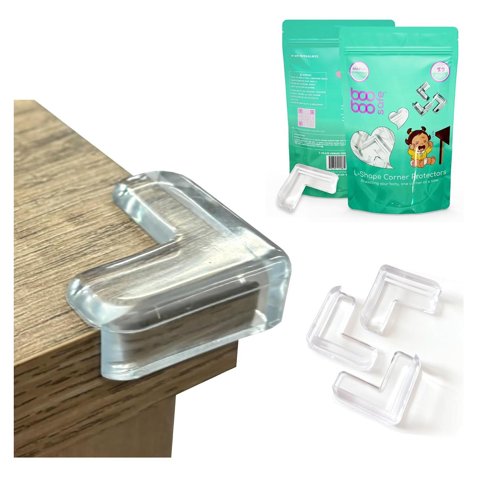 Protector de Esquinas Boo Boo Safe - 12 Piezas Transparente