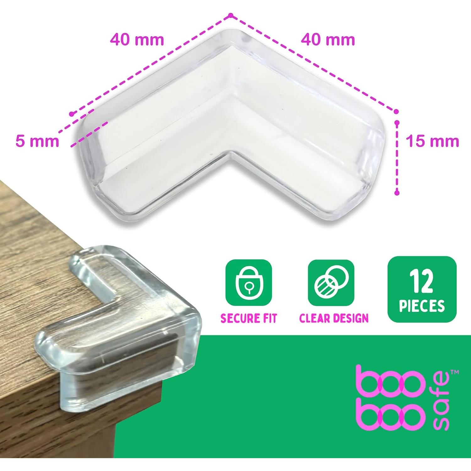 Protector de Esquinas Boo Boo Safe - 12 Piezas Transparente