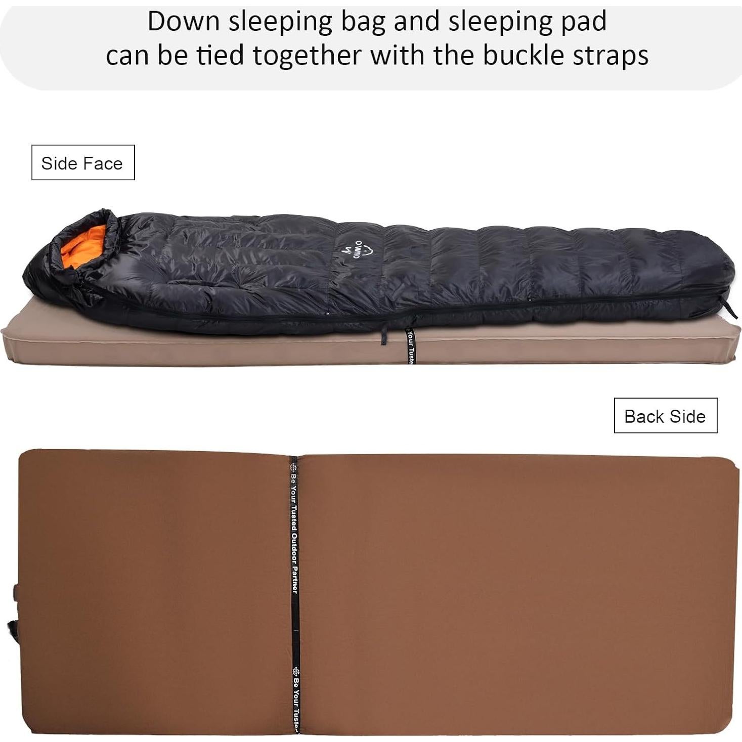 Saco de dormir OMVMO 0°C para camping y senderismo