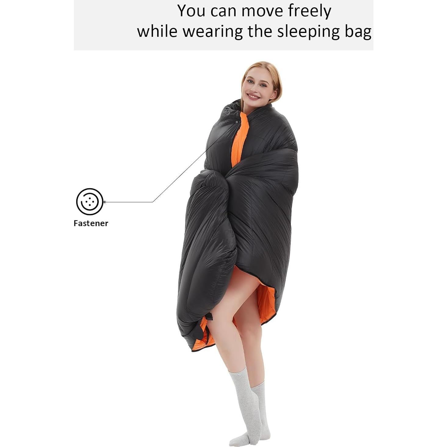 Saco de dormir OMVMO 0°C para camping y senderismo