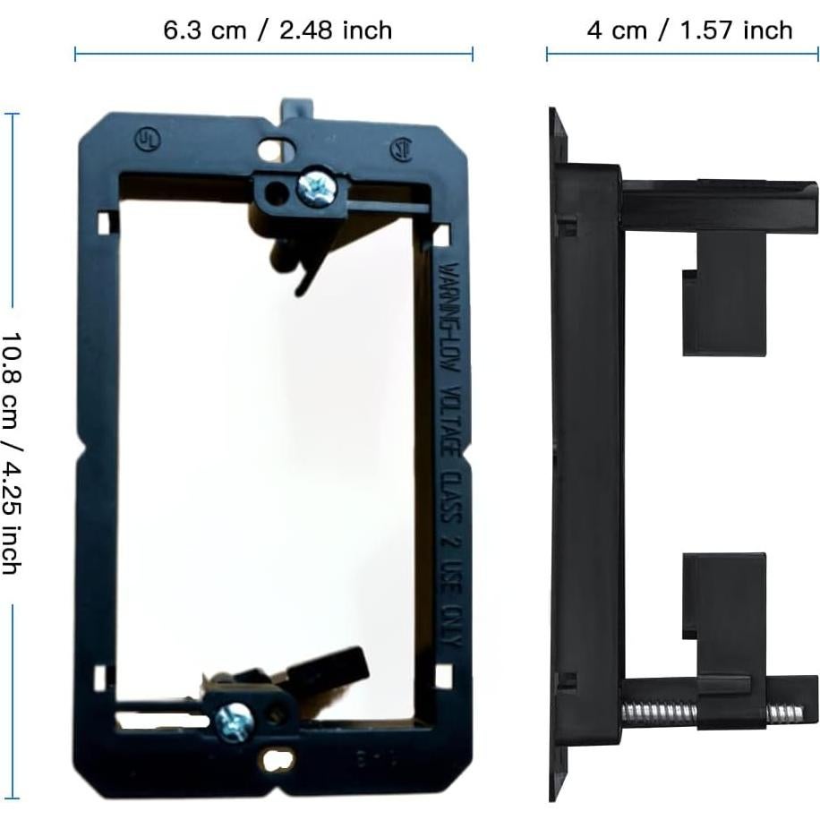 Placa de Pared Ethernet RJ45 Keystone HuaHengHT Azul 1 Puerto