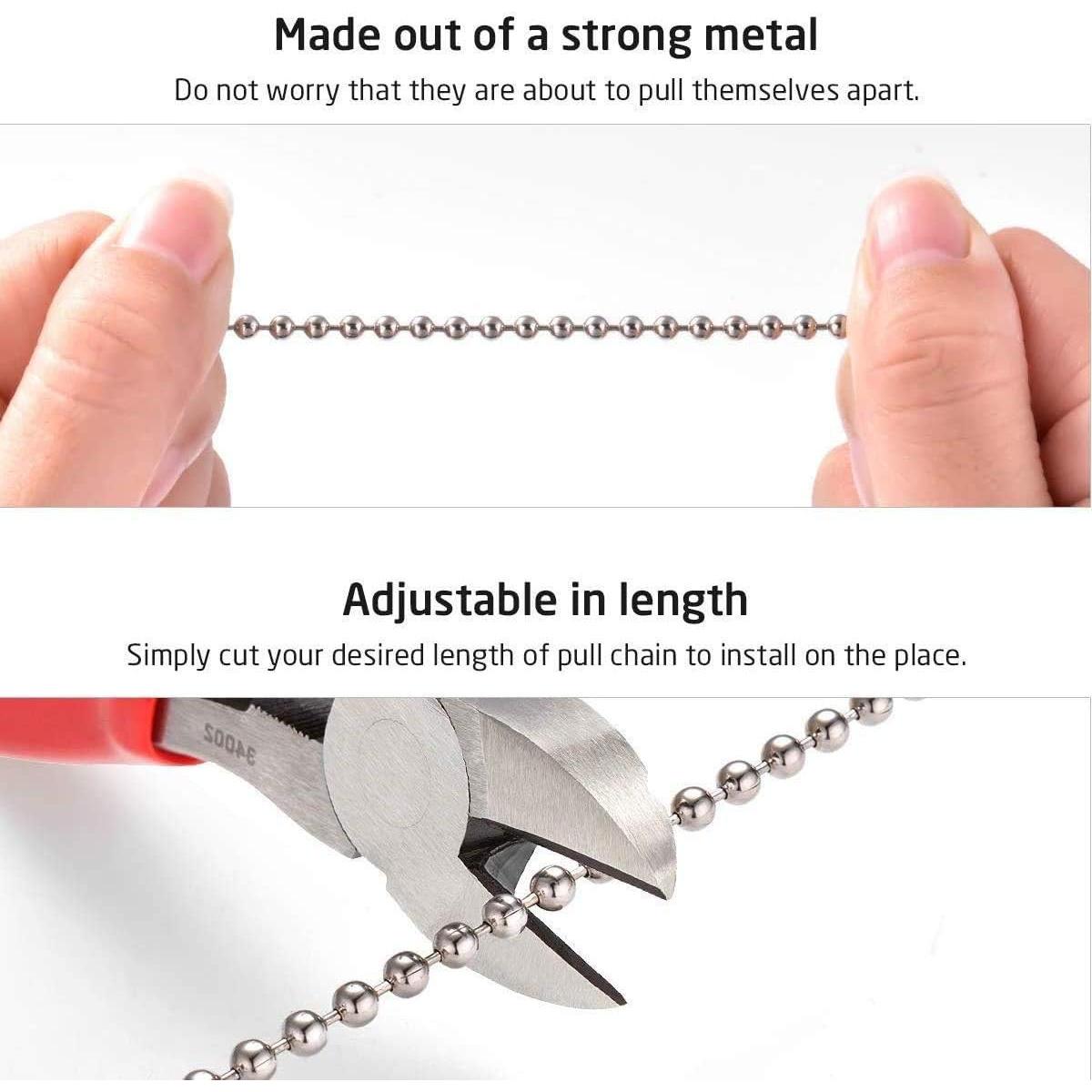 Extensión de Cadena de Tirar para Ventiladores SUR-CIEL 53cm 2PCS