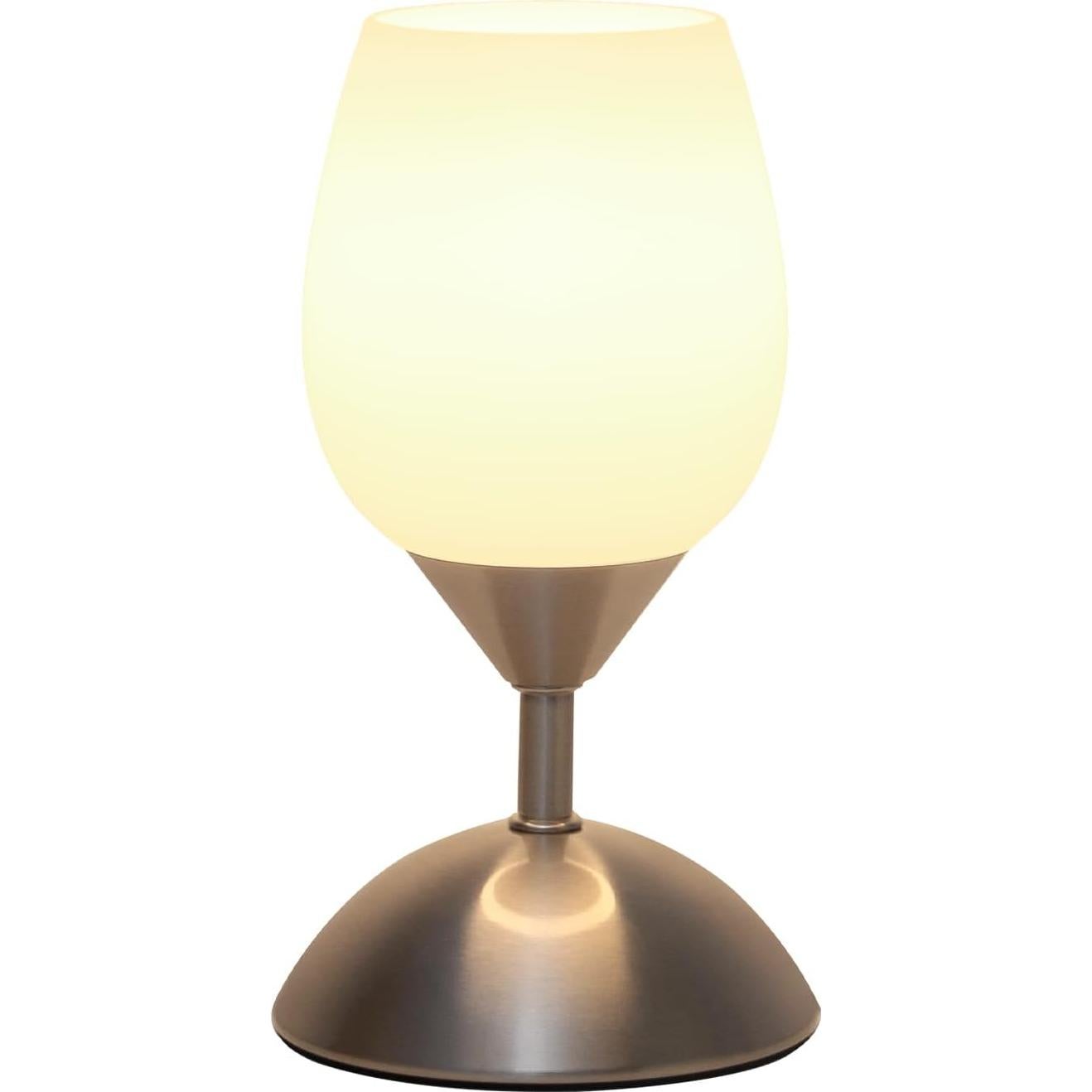Lámpara Táctil Dimmable Boncoo Cup-Lamp-W Plata 21.2cm