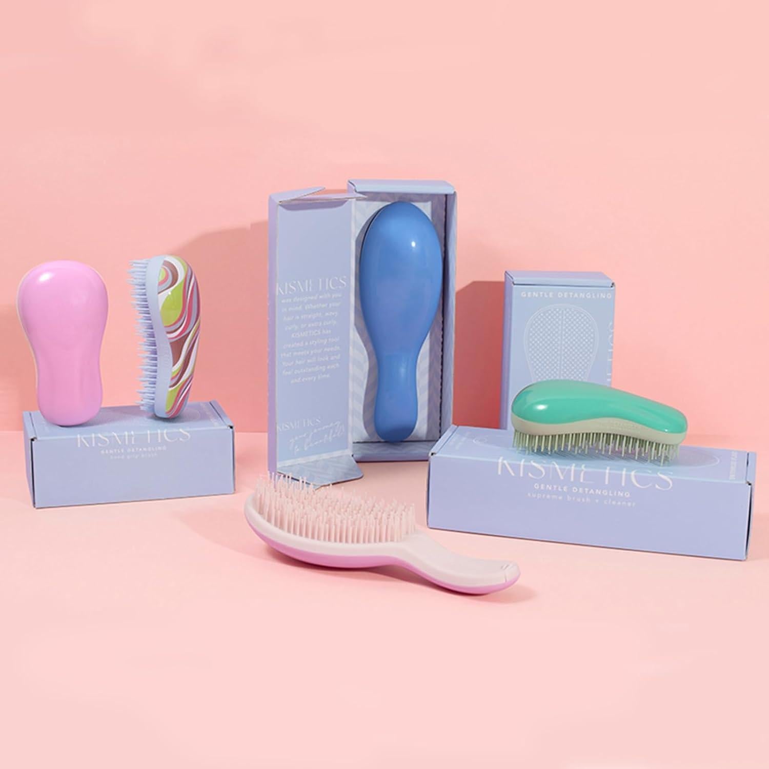 Cepillo Desenredante KISMETICS Aqua para Todo Tipo de Cabello