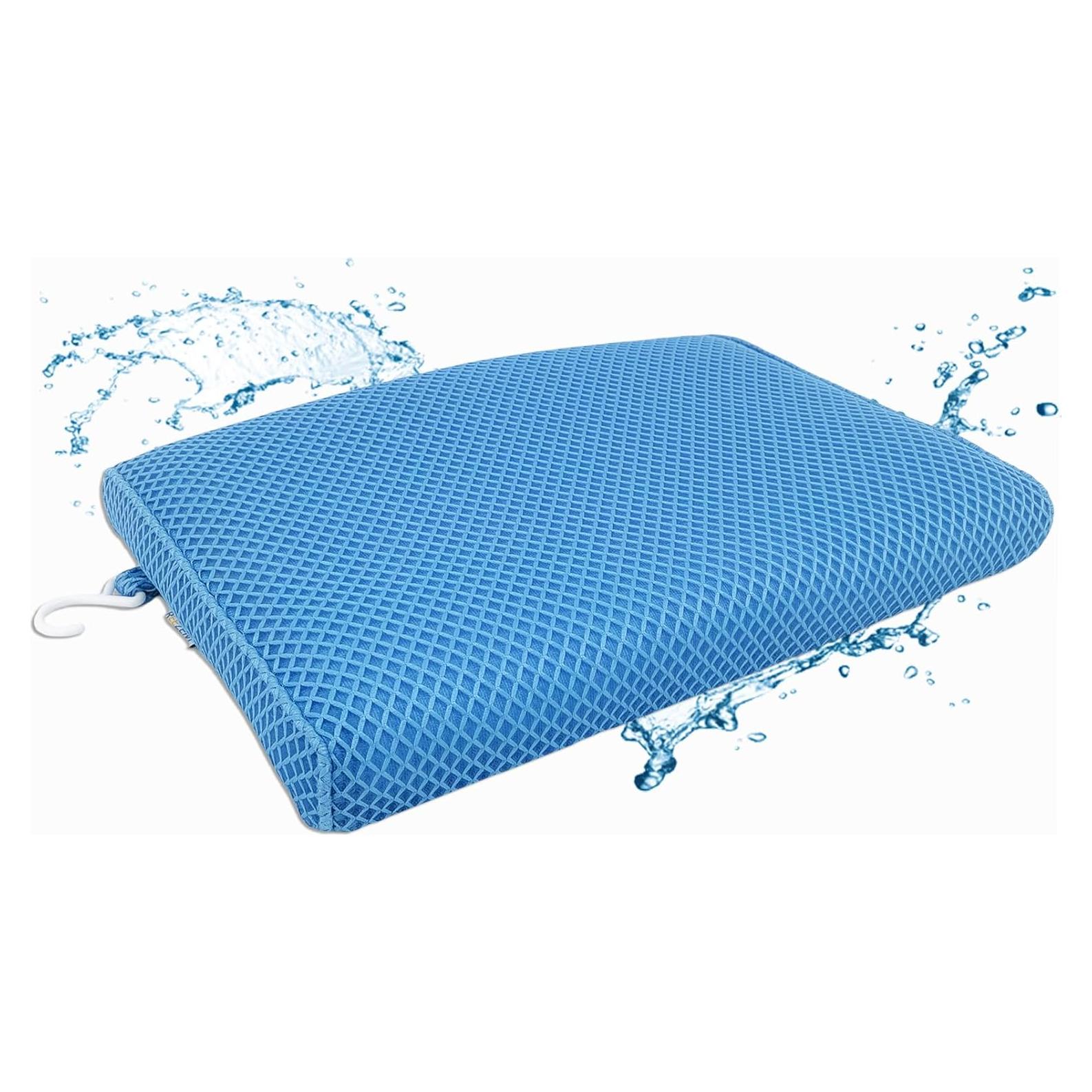 Cojín para Asiento de Ducha REEZEIVI Antideslizante 4D Azul