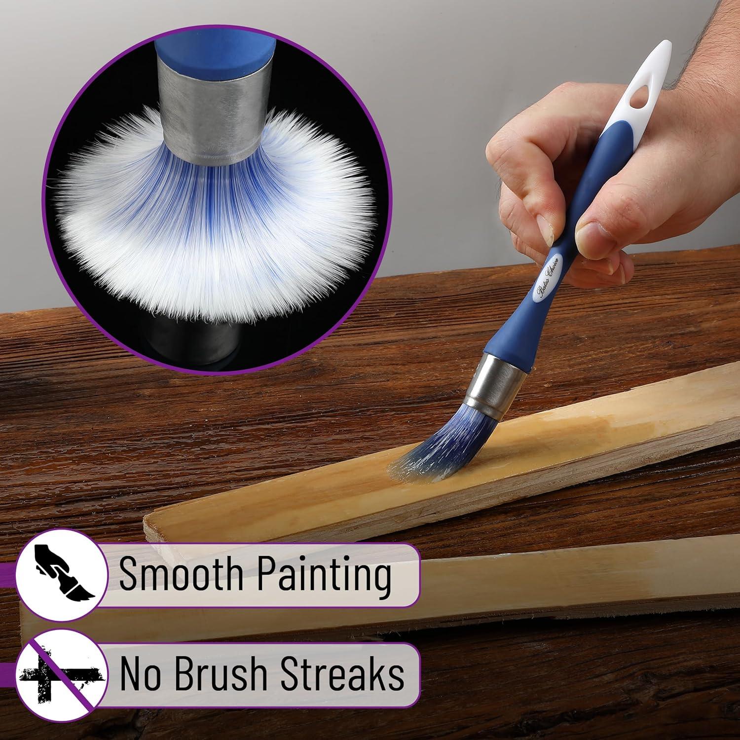 Juego de Brochas de Recorte Bates 2 Piezas 1" y 0.6"