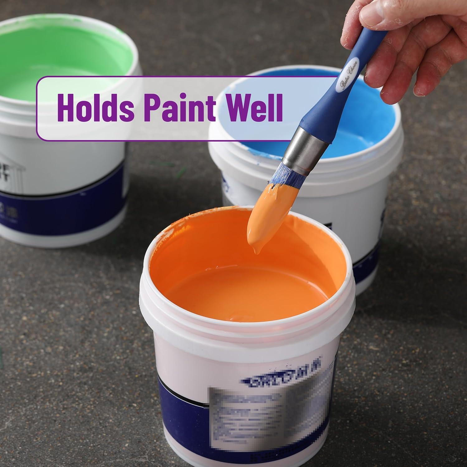 Juego de Brochas de Recorte Bates 2 Piezas 1" y 0.6"