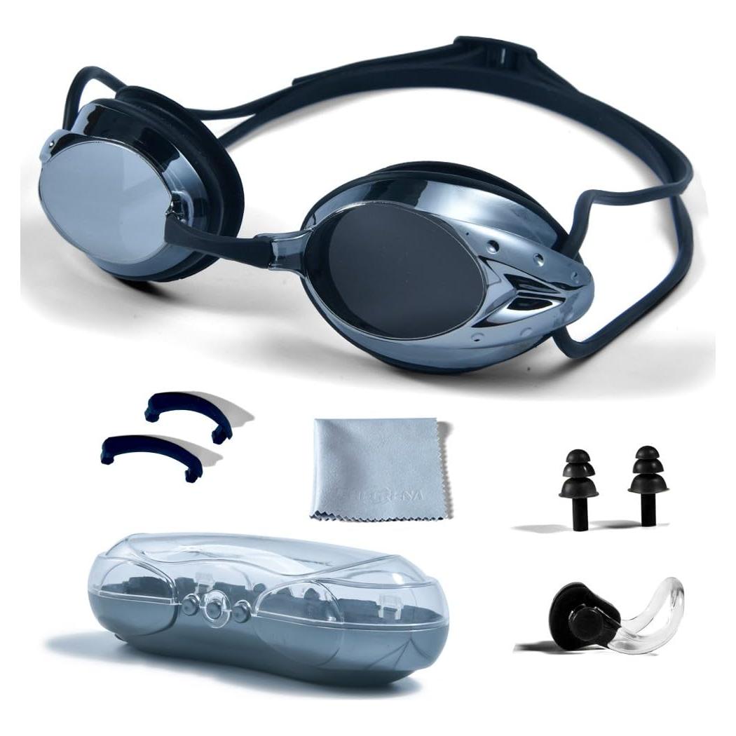 Gafas de natación PHELRENA profesionales UV antiniebla