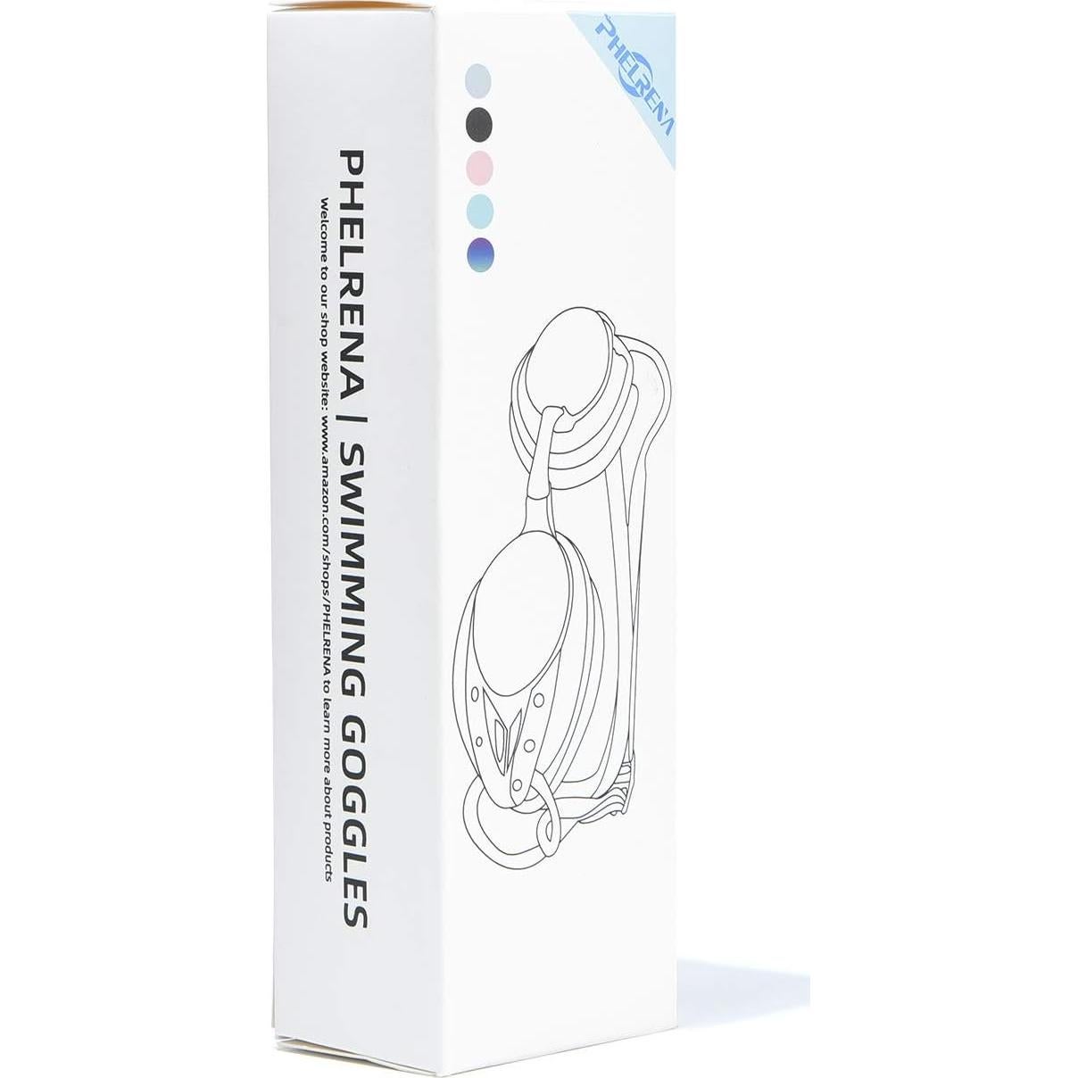 Gafas de natación PHELRENA profesionales UV antiniebla