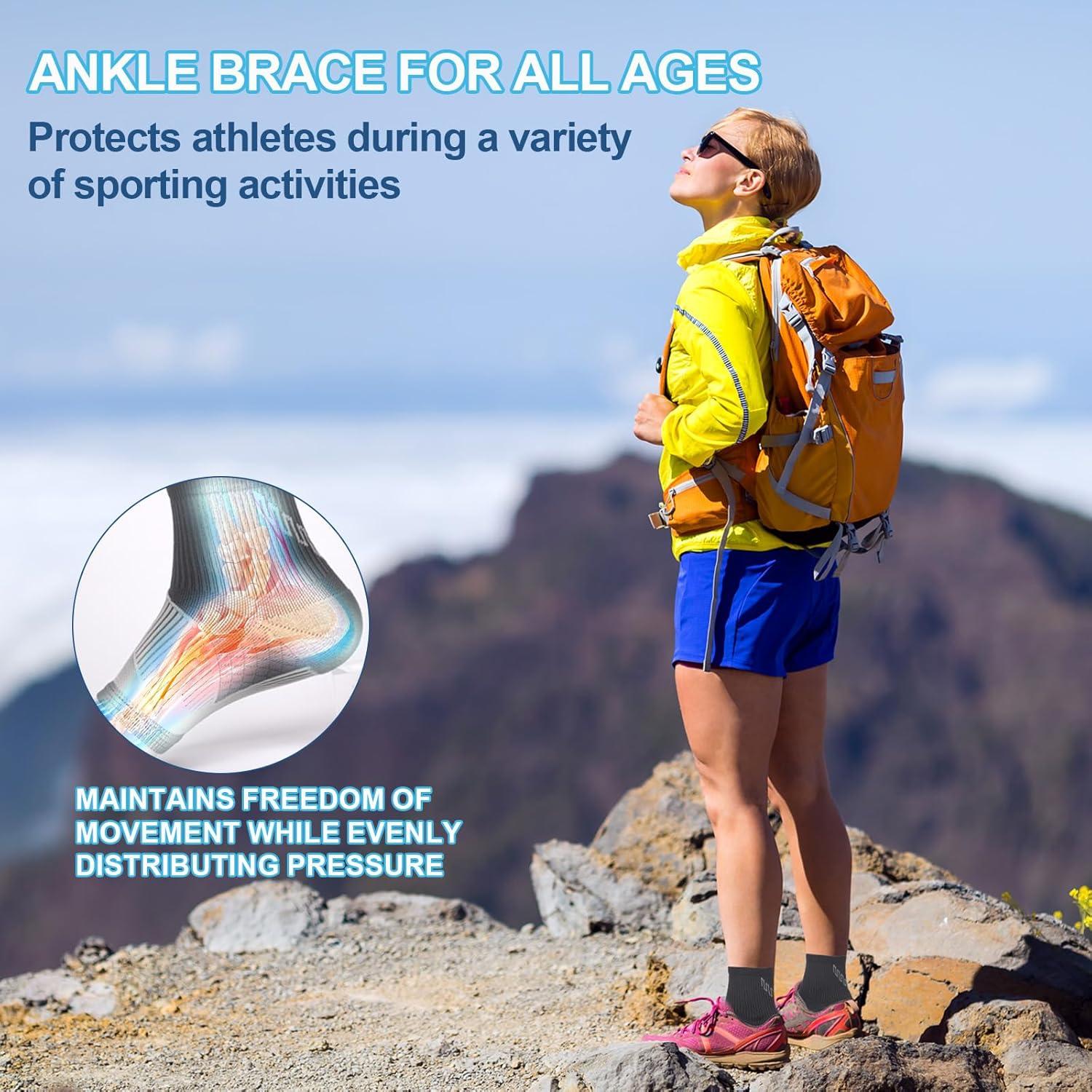 Soportes de Tobillo de Cobre DRNAIETY para Fascitis Plantar - Pequeño