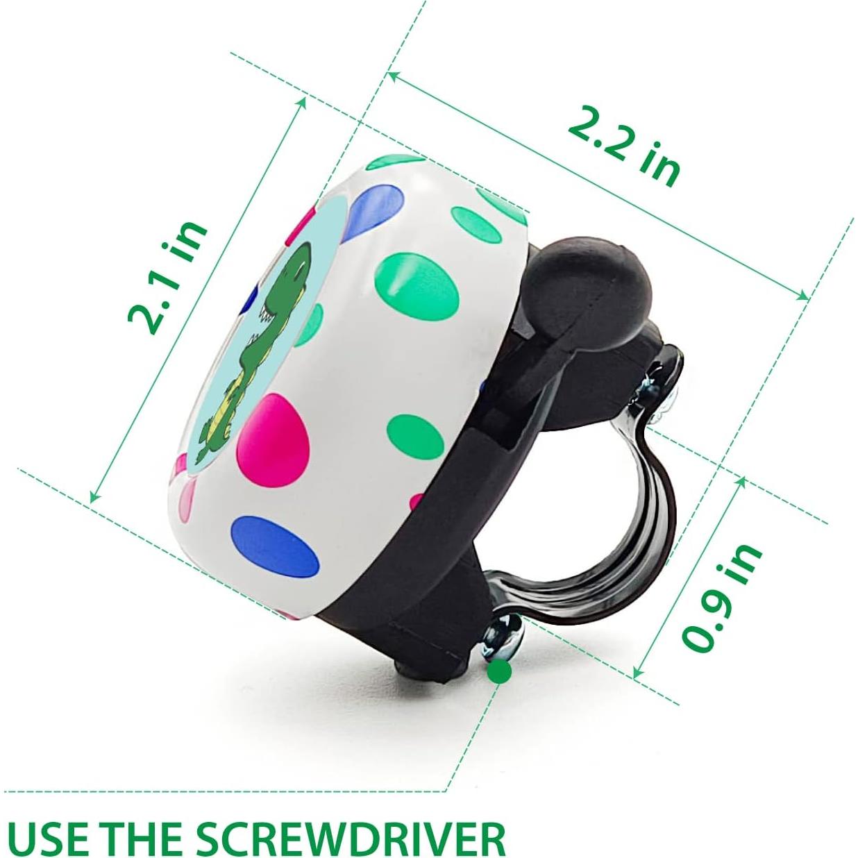 Timbre de Bicicleta ONIPAX Sonido Fuerte Dinosaurio 15.8cm