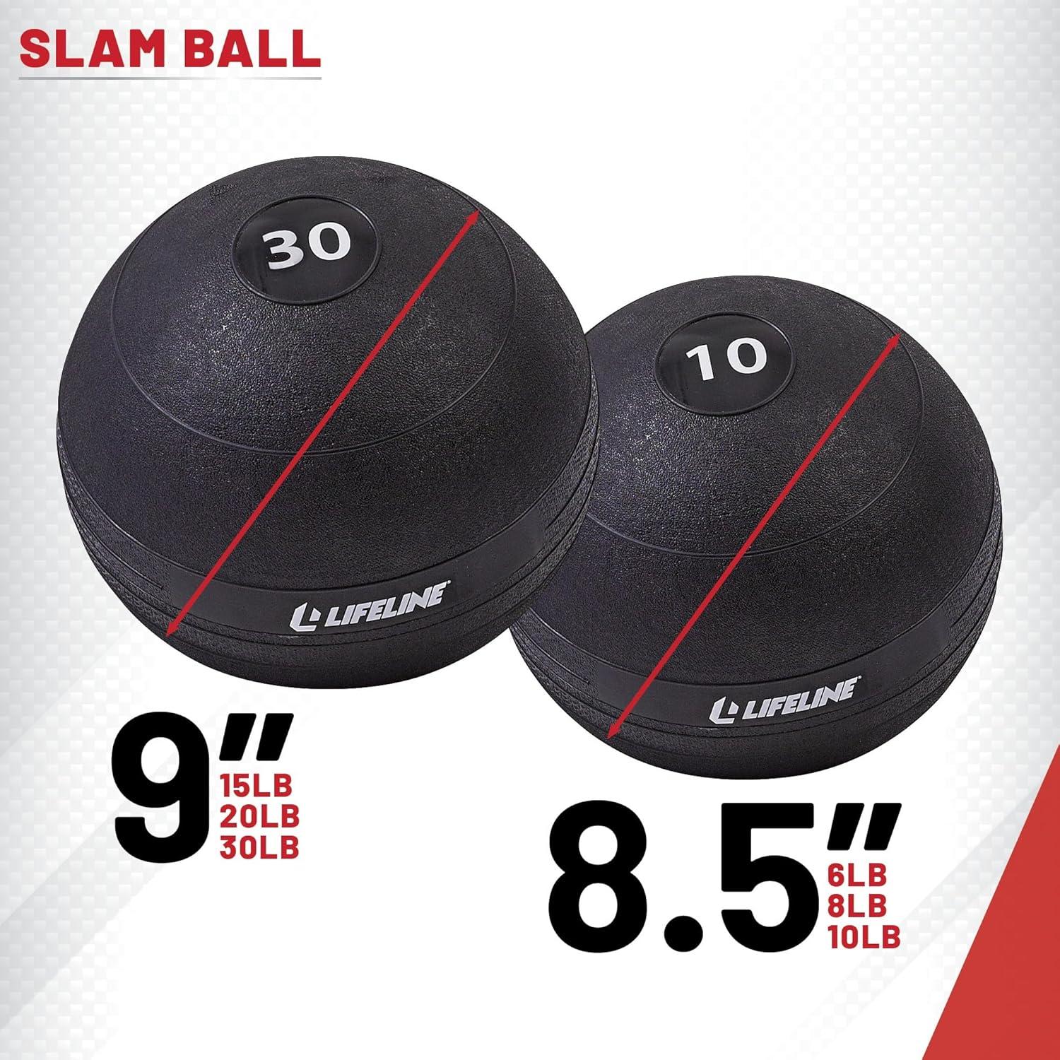Bola de Golpeo con Peso Lifeline 2.72 kg para HIIT y Fitness