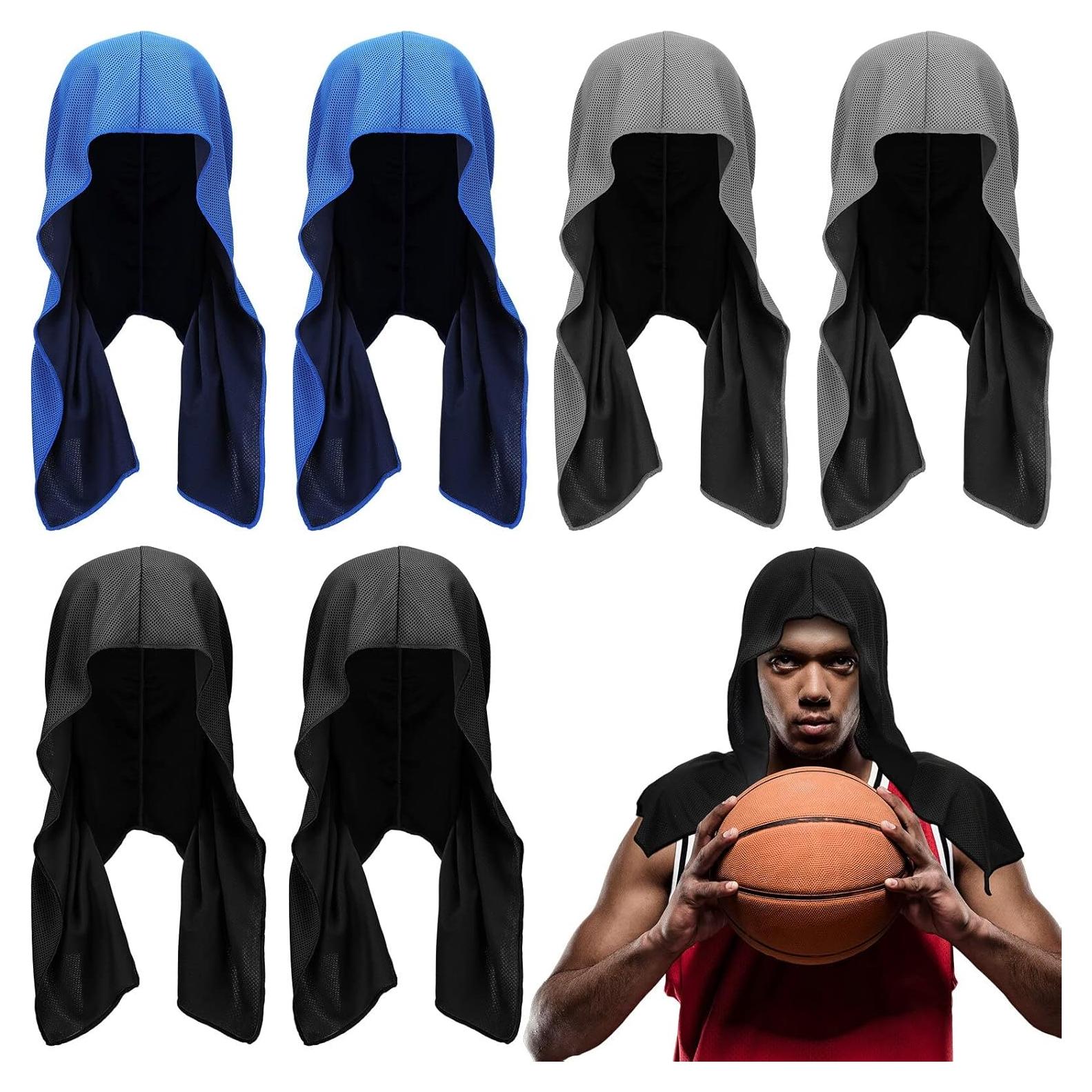 Toallas Enfriadoras con Capucha Bencailor - 6 Pcs Microfibra