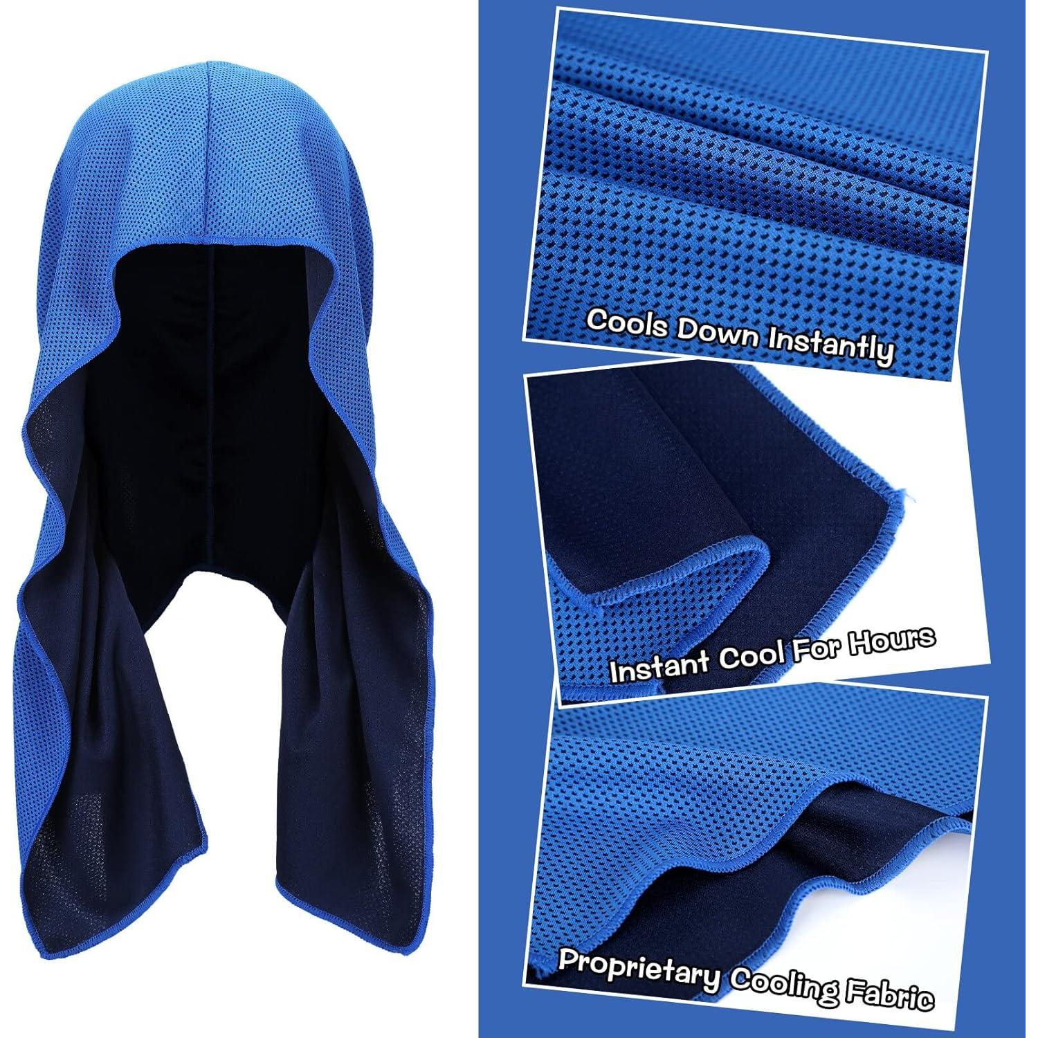 Toallas Enfriadoras con Capucha Bencailor - 6 Pcs Microfibra