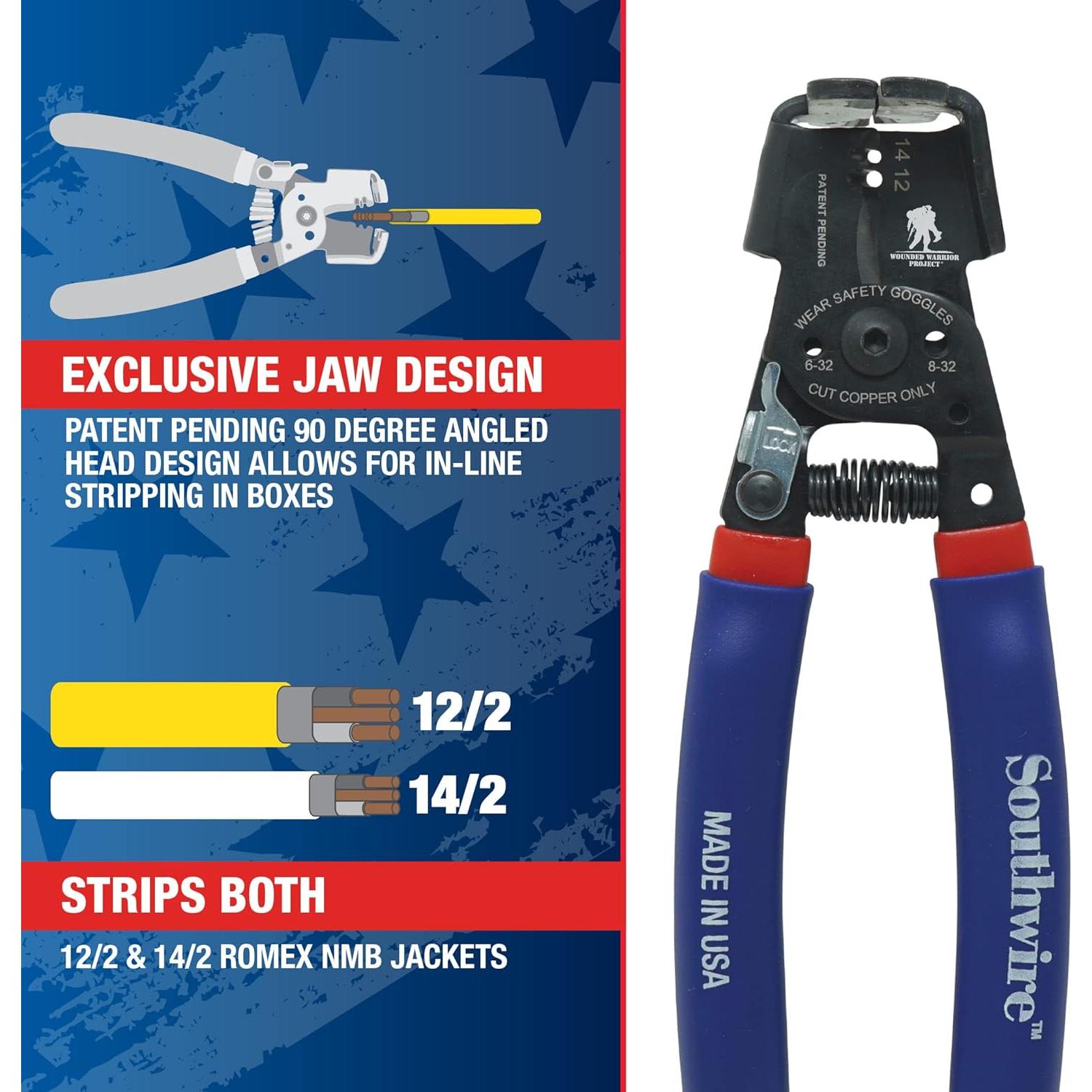 Destripador de Cables Southwire 65172140 BoxJaw 12/2 y 14/2
