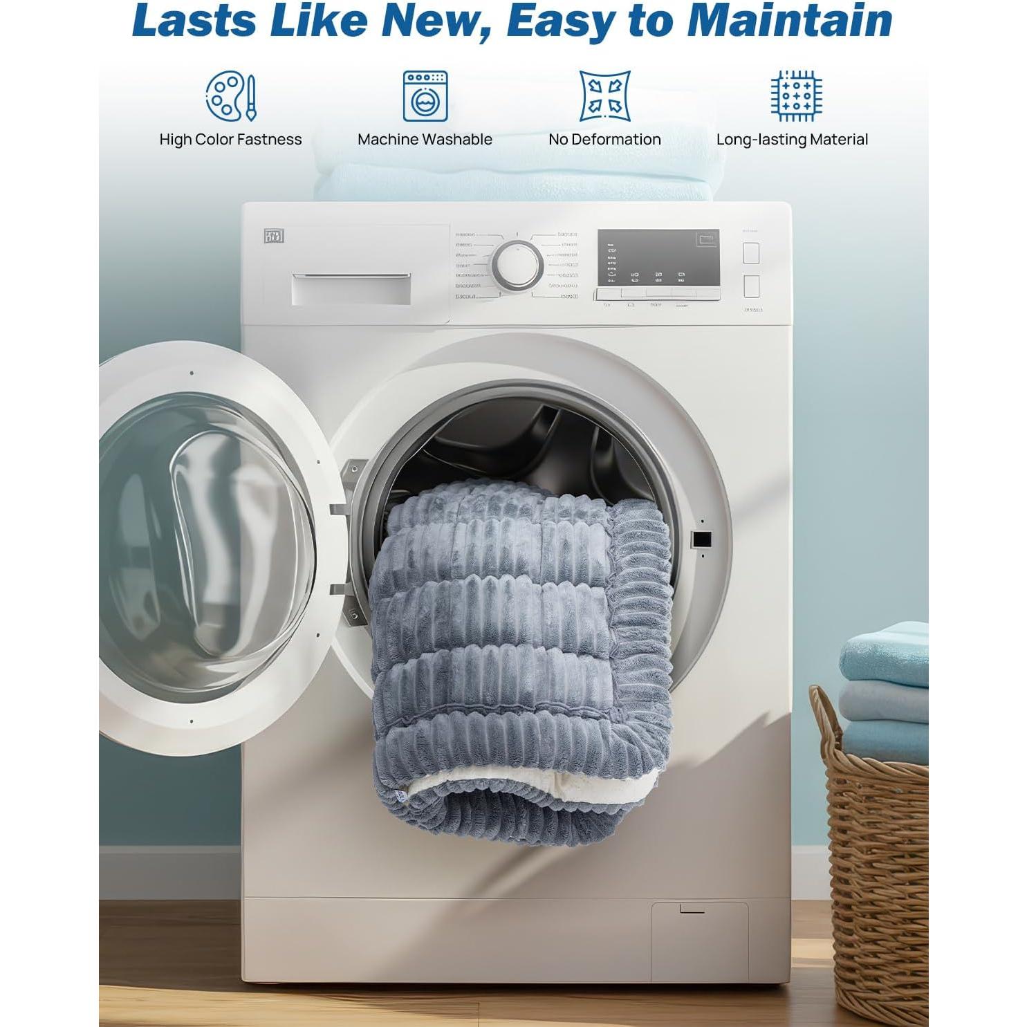 Cama para Perros JOYTUTUS Antideslizante 129x61 cm Gris