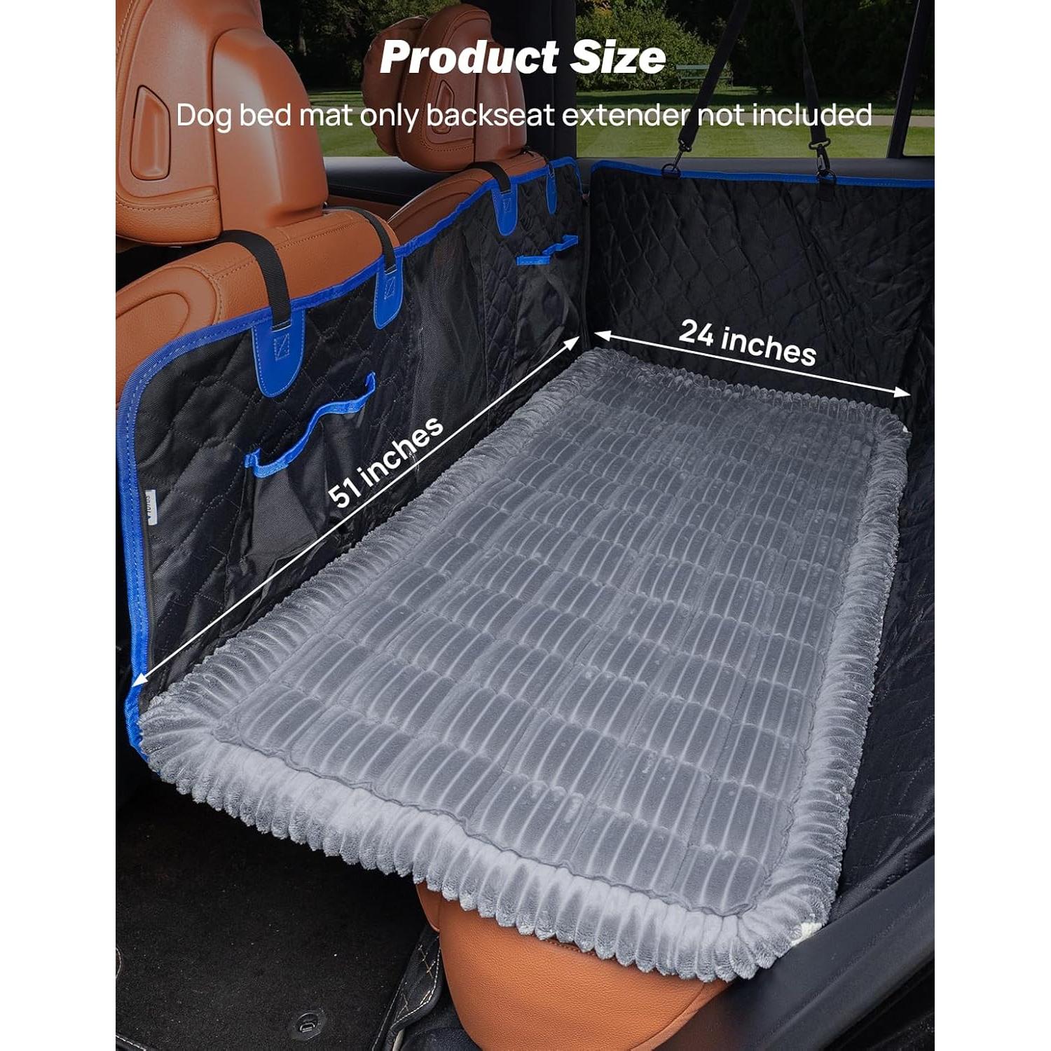 Cama para Perros JOYTUTUS Antideslizante 129x61 cm Gris