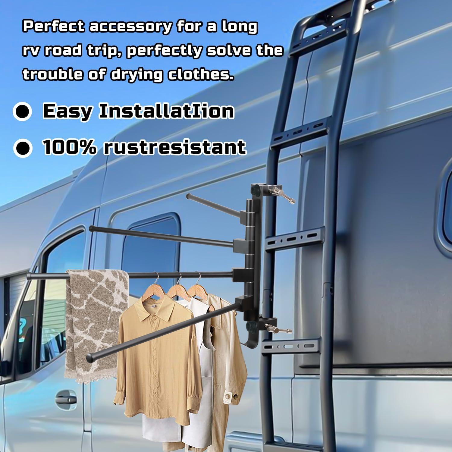 Soporte para Secar Ropa Fistihon para RV y Caravana 27.2 kg
