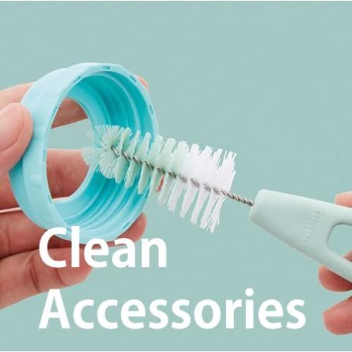 Cepillo de Tetina Rotatorio Simba Verde Set de 2 Unidades