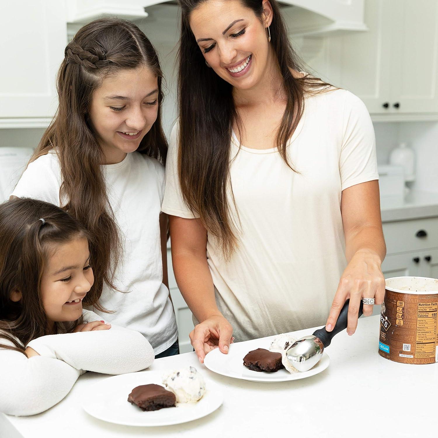 Cuchara para Helado Spring Chef de Acero Inoxidable 18/8 Negra