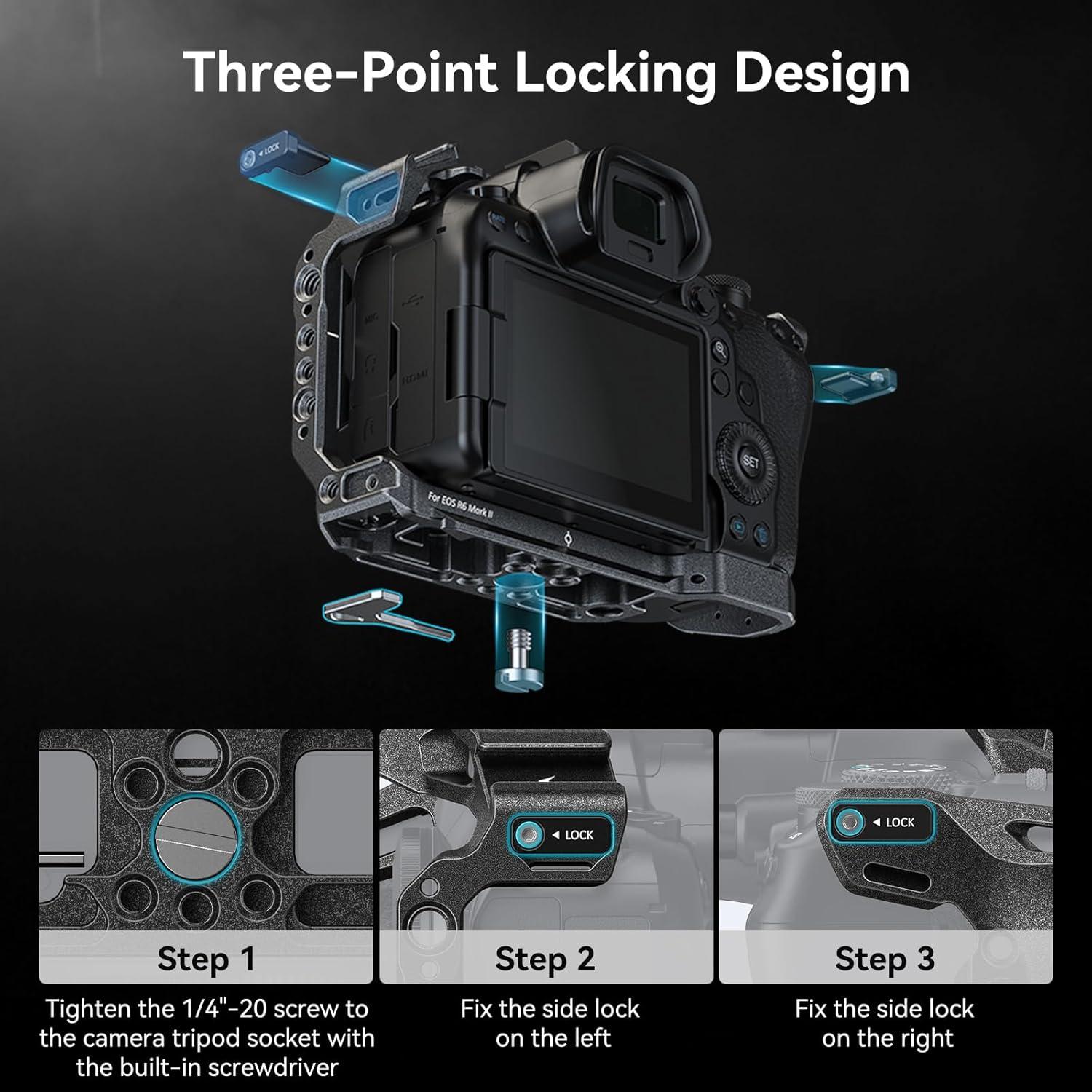 Jaula de Cámara PequeñoRig 4161-CF para Canon EOS R6 II