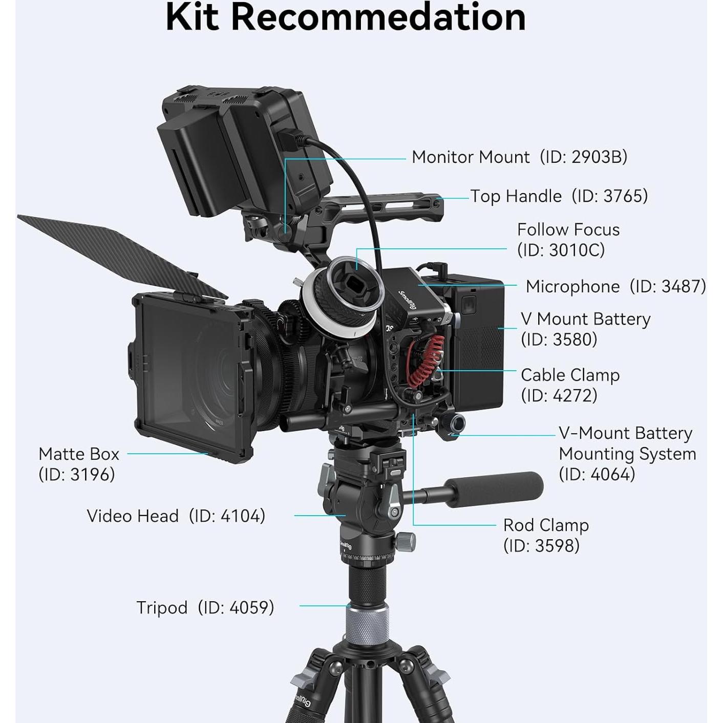 Jaula de Cámara PequeñoRig 4161-CF para Canon EOS R6 II