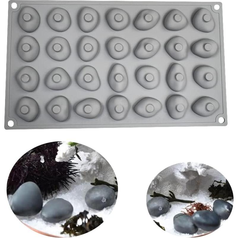 Molde de Silicona Antiadherente Mostsom Piedra M 30.4x17.8cm