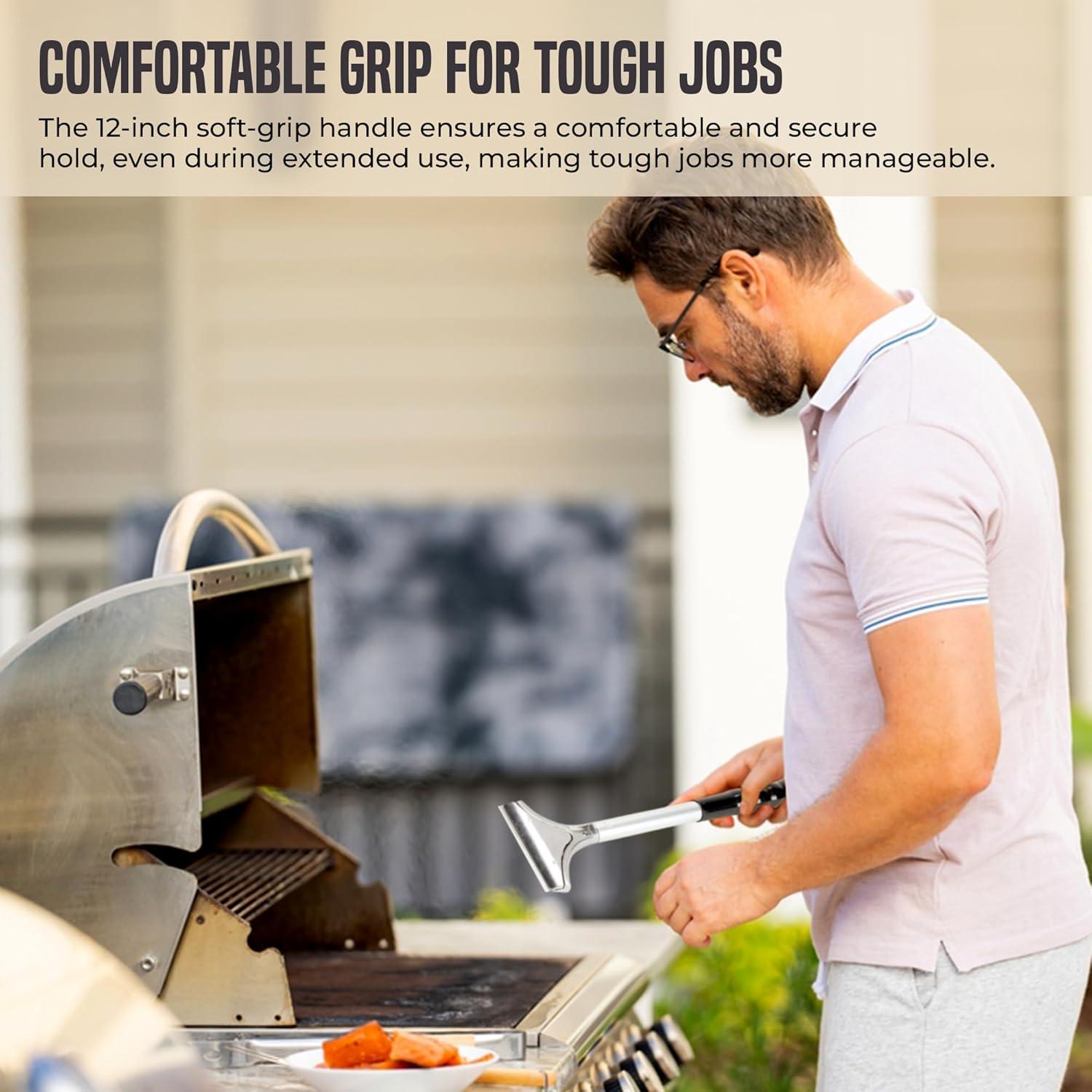 Raspador de Parrilla OCS Parts 30.48 cm con 5 Cuchillas