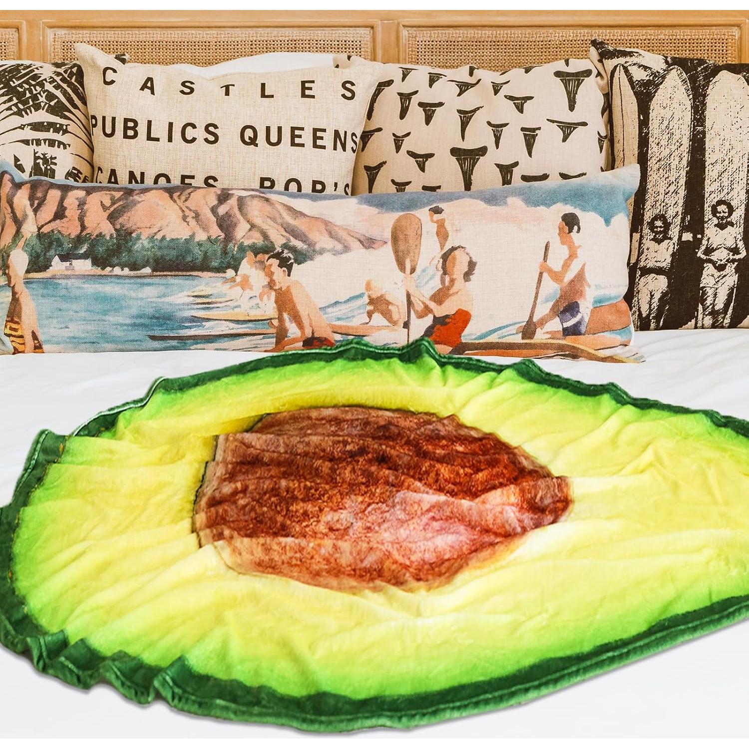 Manta de Franela Realista Aguacate Excervent 290 GSM 1.0 Cuenta