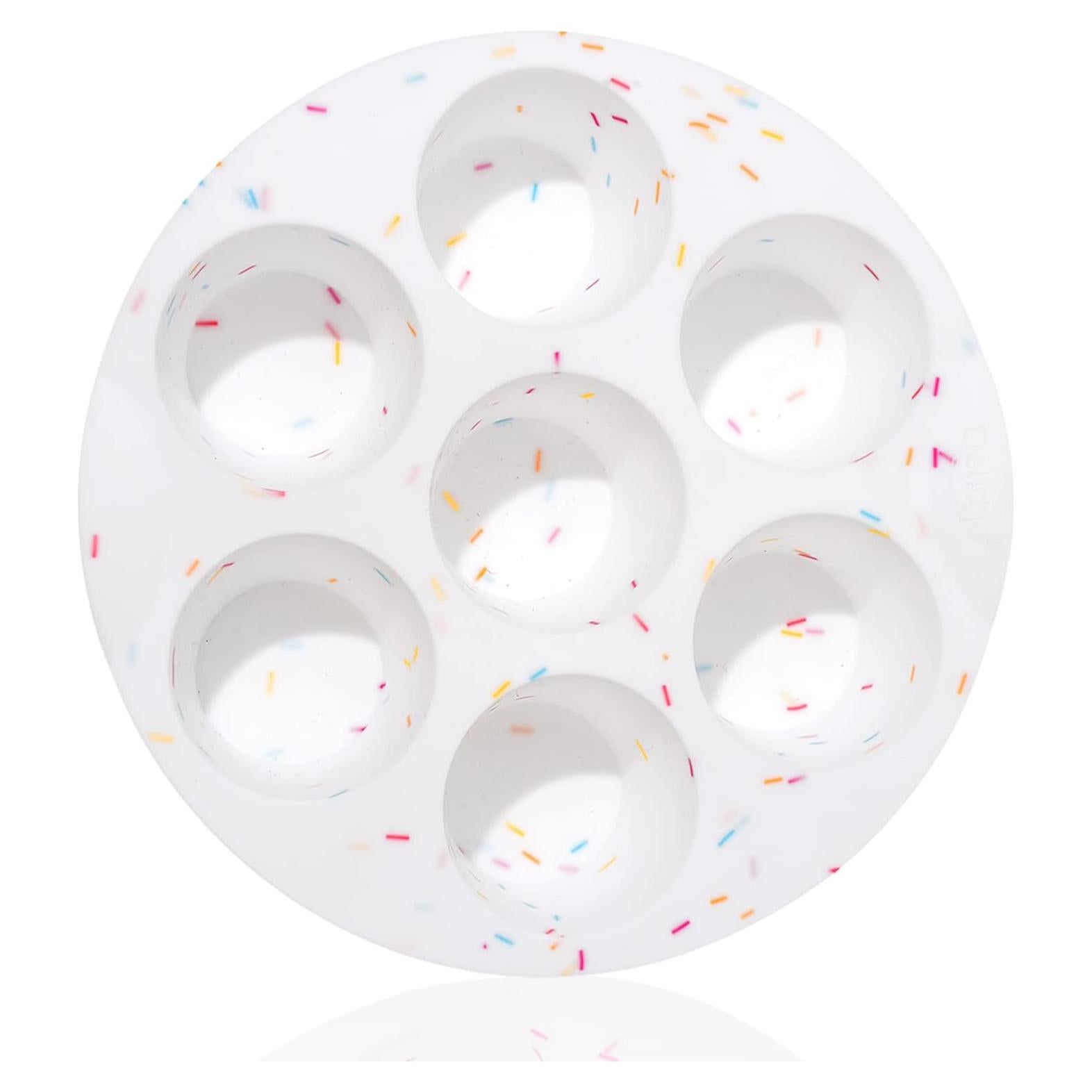 Molde de Silicona para Muffins SHEbaking 7 Tazas Multicolor