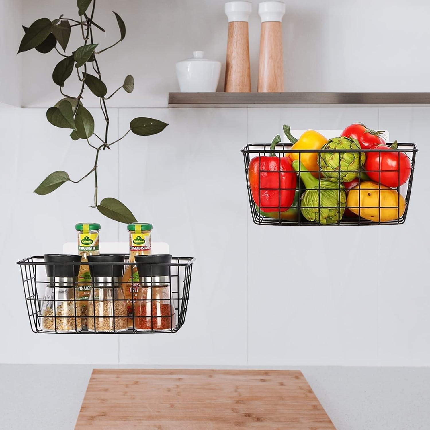 Cestas Colgantes de Pared Orgneas para Almacenamiento - 2 Paquetes