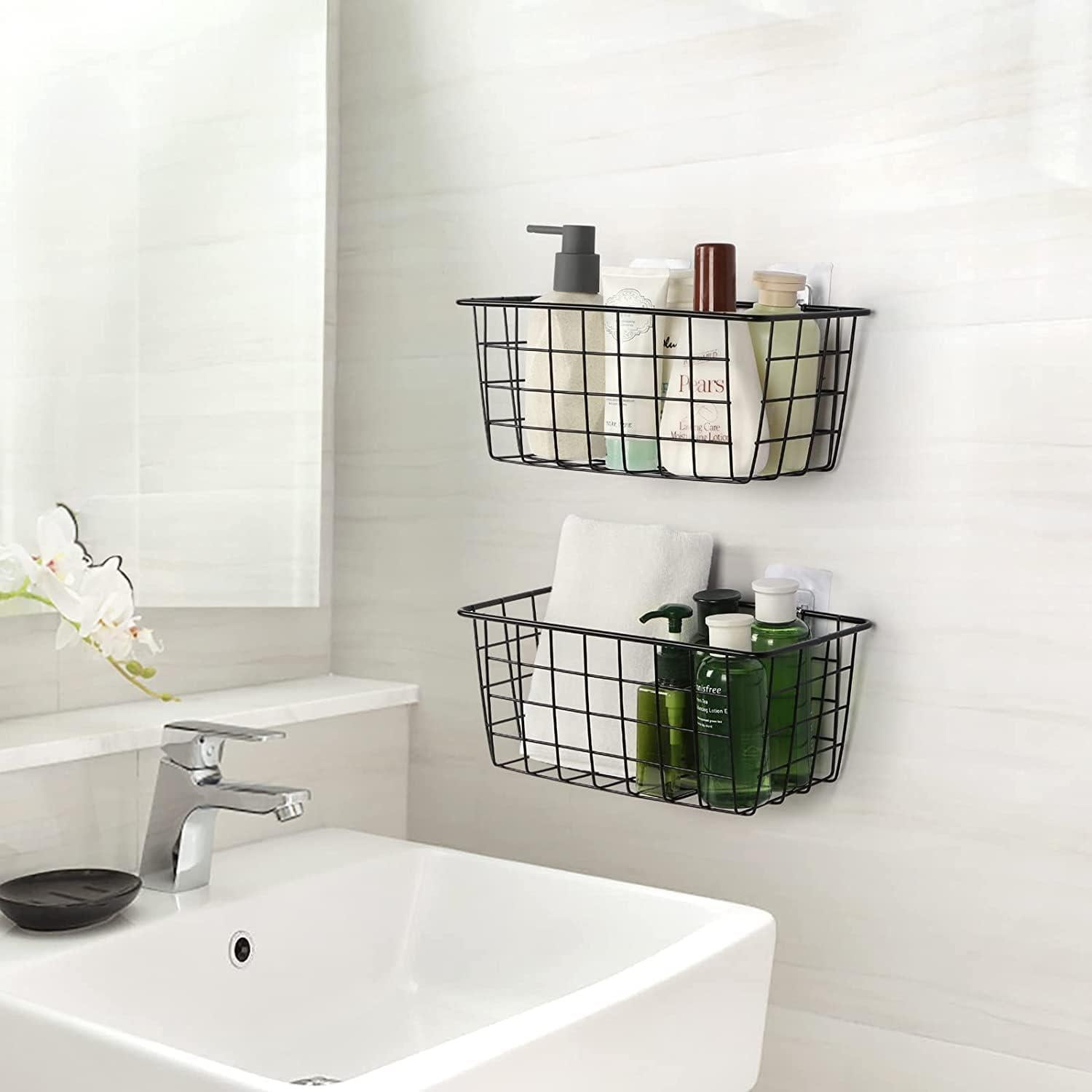 Cestas Colgantes de Pared Orgneas para Almacenamiento - 2 Paquetes