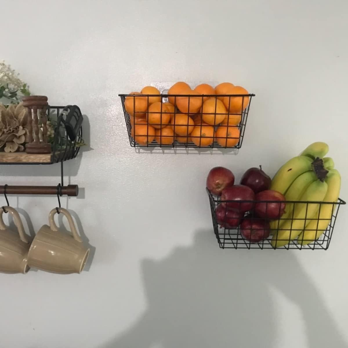 Cestas Colgantes de Pared Orgneas para Almacenamiento - 2 Paquetes