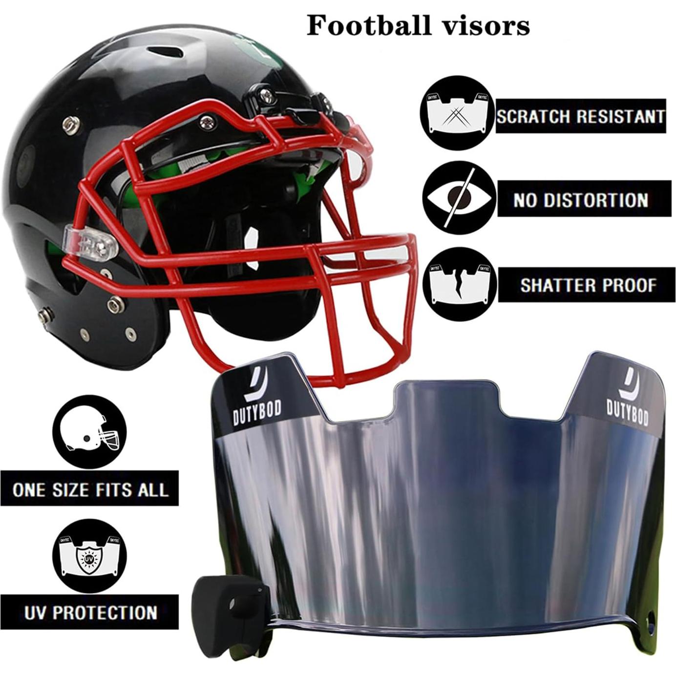 Visera de Fútbol DUTYBOD DU052 Clara Resistente a Rayones