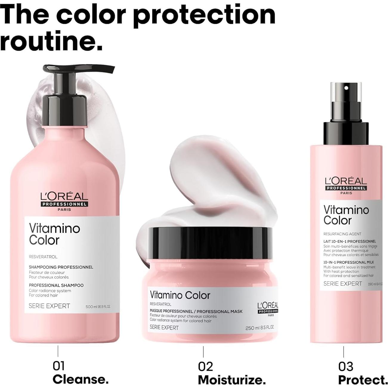 Mascarilla para Cabello L'Oréal Professionnel Vitamino Color 250ml