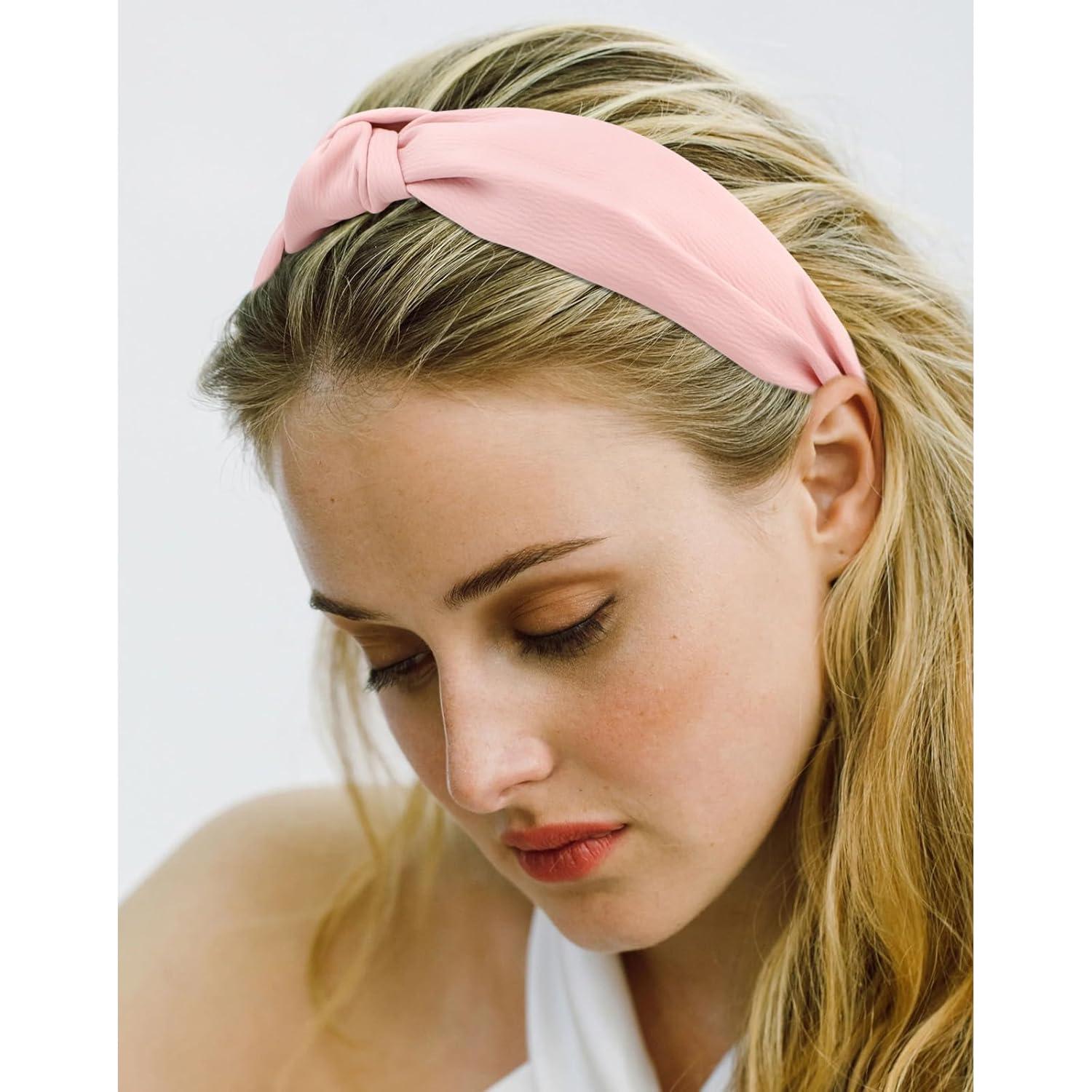 Paquete de 12 Diademas de Satén Antideslizantes Velscrun