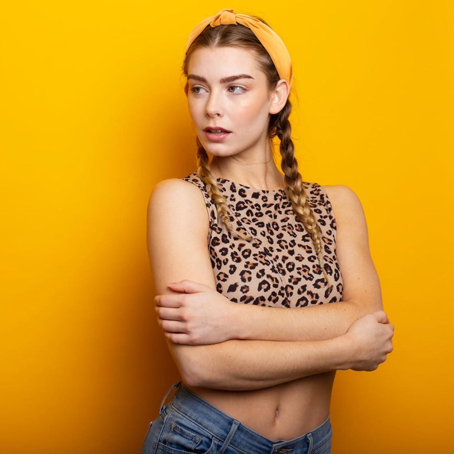 Paquete de 12 Diademas de Satén Antideslizantes Velscrun