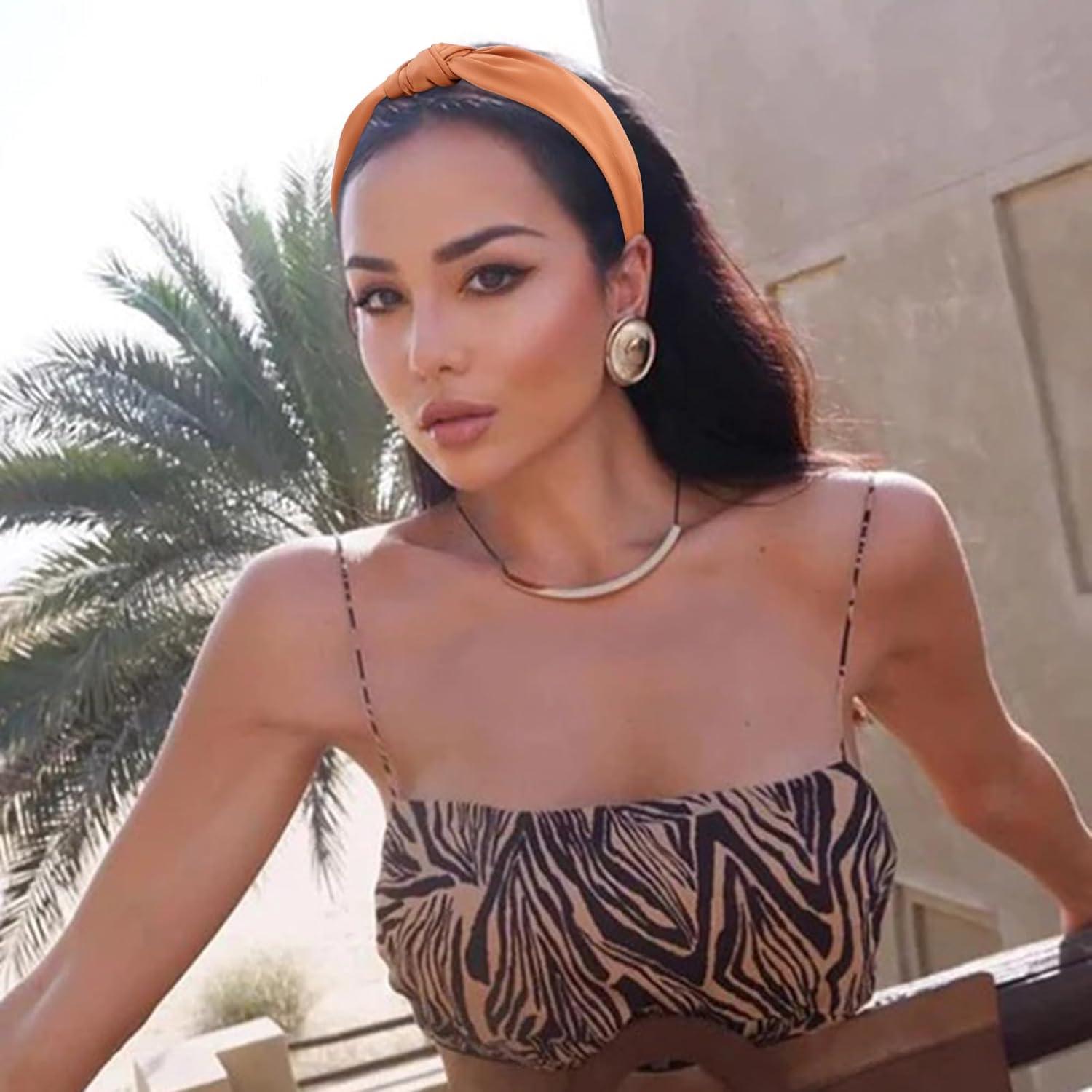 Paquete de 12 Diademas de Satén Antideslizantes Velscrun